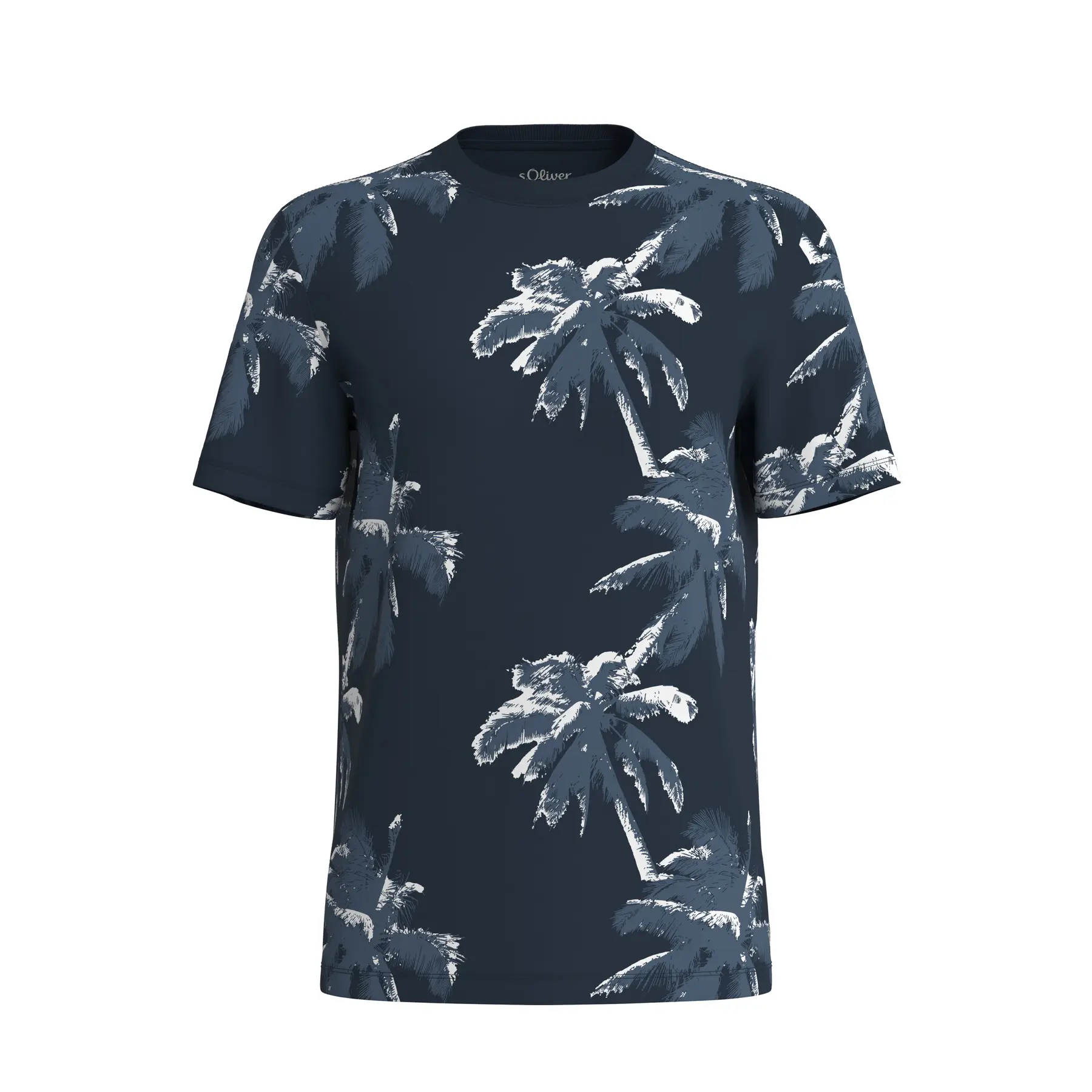 T-shirt in cotone con stampa all-over s.Oliver