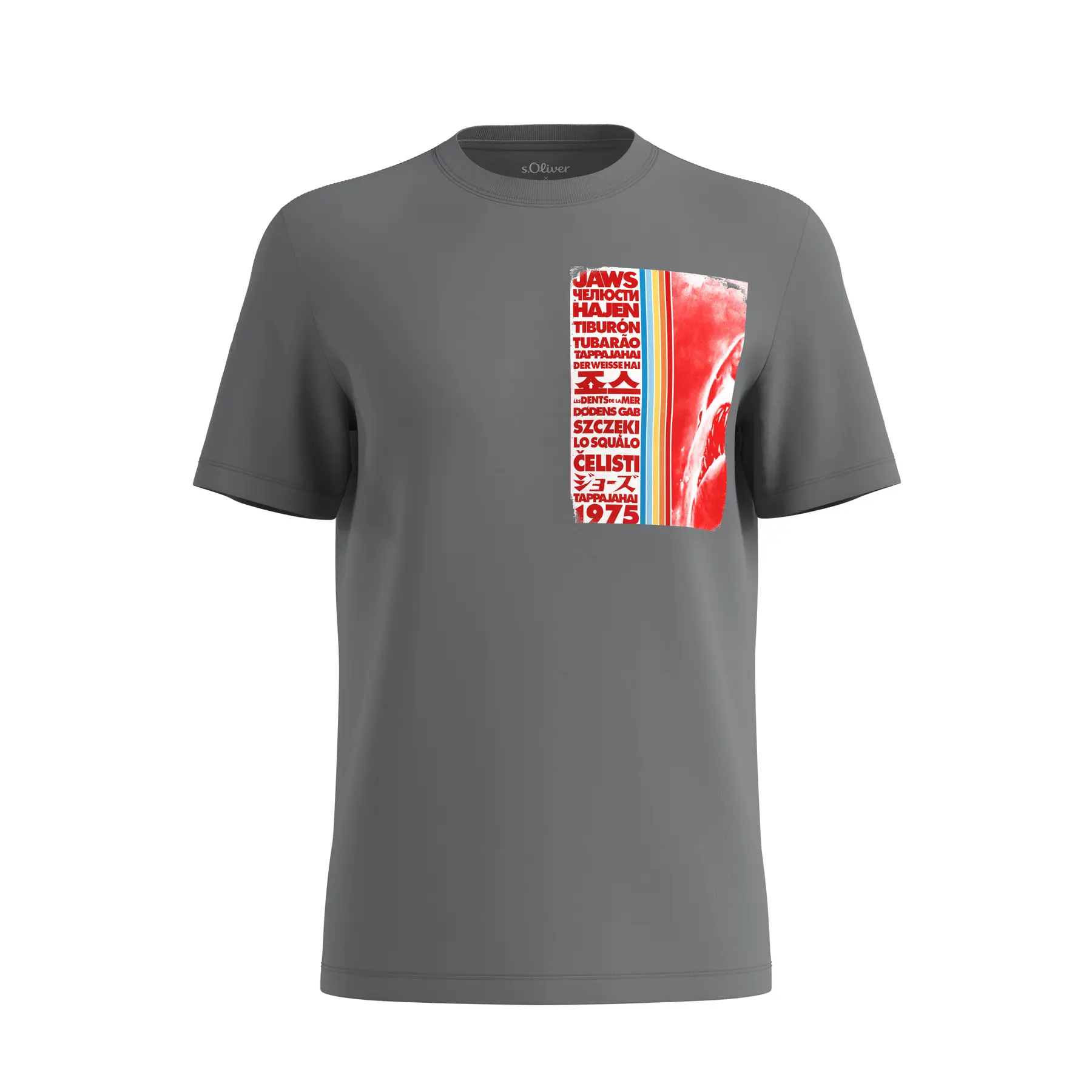 T-shirt in cotone con stampa frontale s.Oliver 2166831