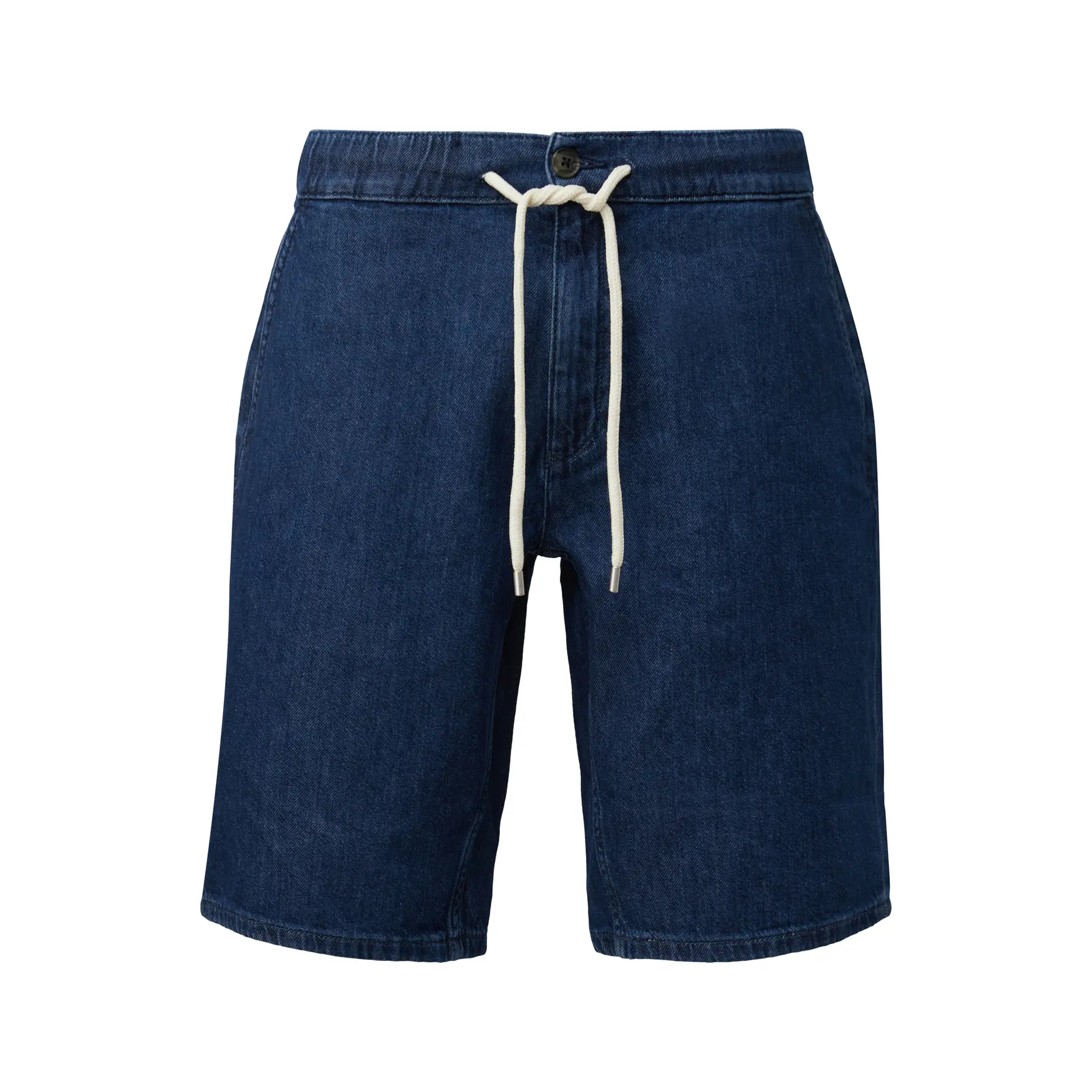 Pantaloni Corti in Jeans Comfort Fit Vita Media Gamba Dritta Cordon de Serrage s.Oliver