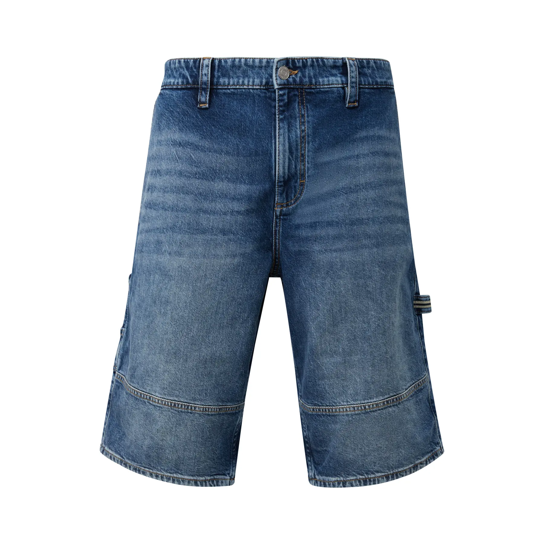 Short in denim Loose Fit vita media gamba larga stile carpentiere s.Oliver