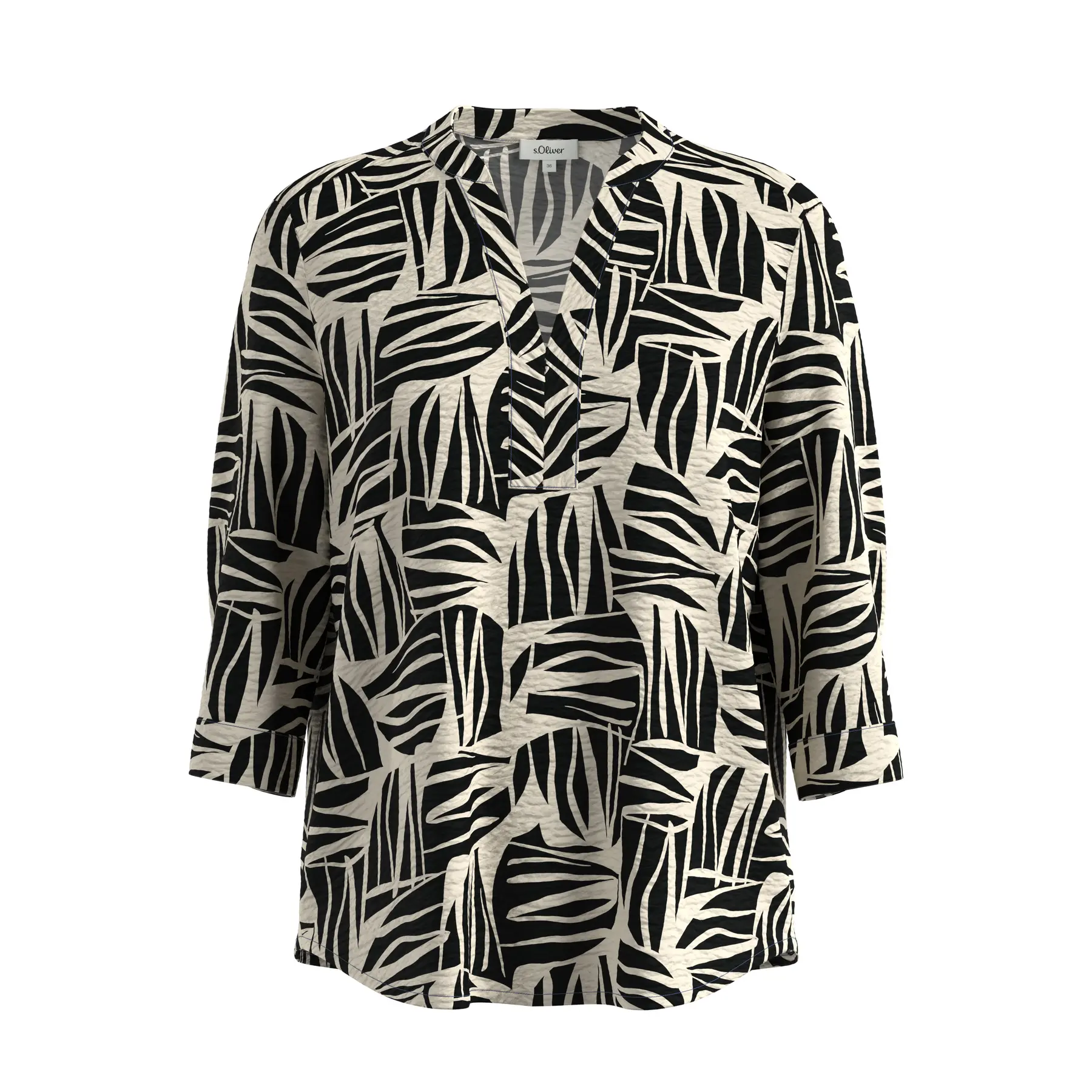 Blusa in Viscosa con Stampa Totale donna