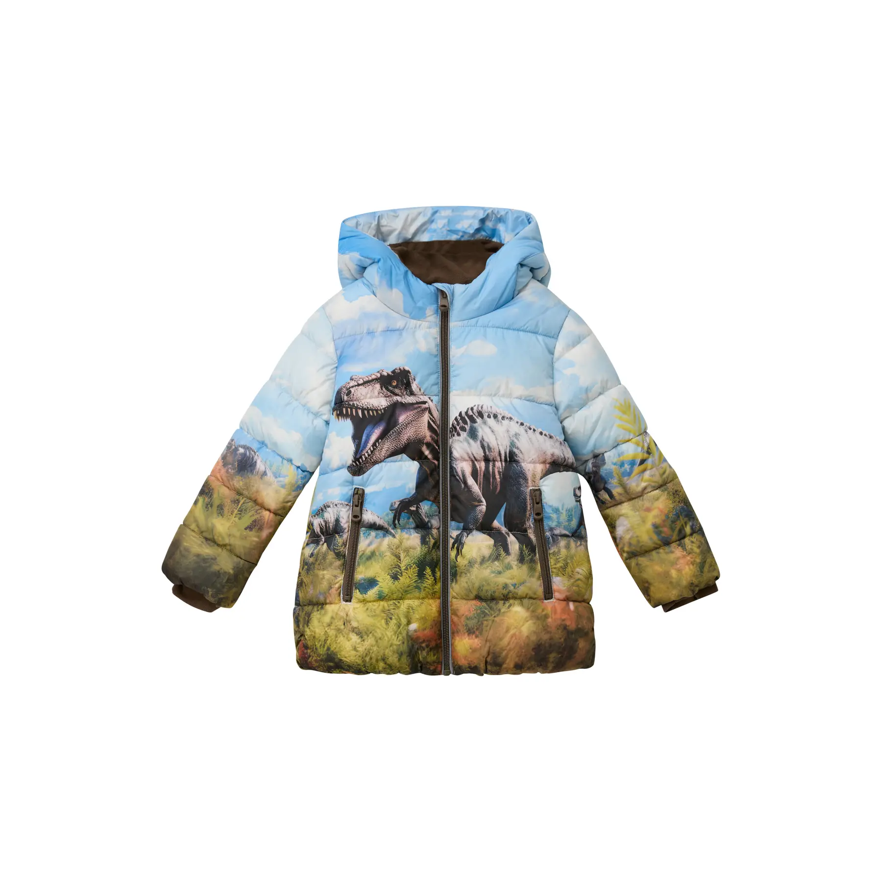 Manteau outdoor matelassé à capuche avec imprimé artwork enfant s.Oliver Manteau outdoor matelassé à capuche avec imprimé artwork enfant s.Oliver