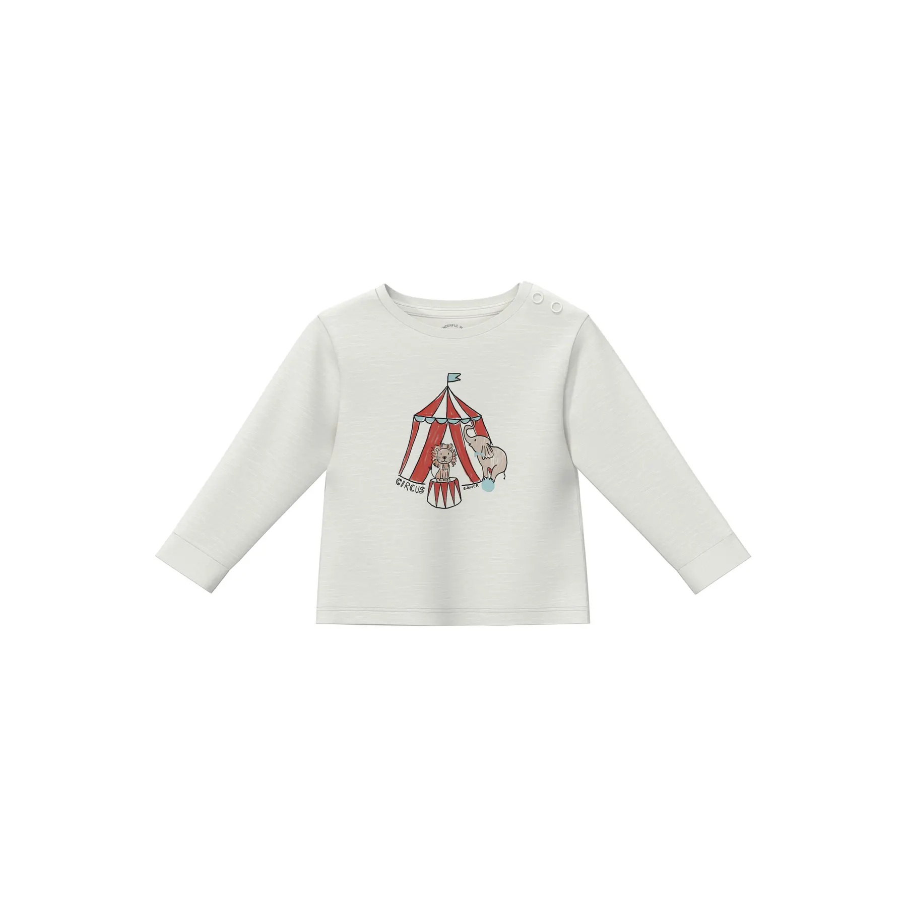 Langarm-T-Shirt mit Druck vorne für Babys s.Oliver