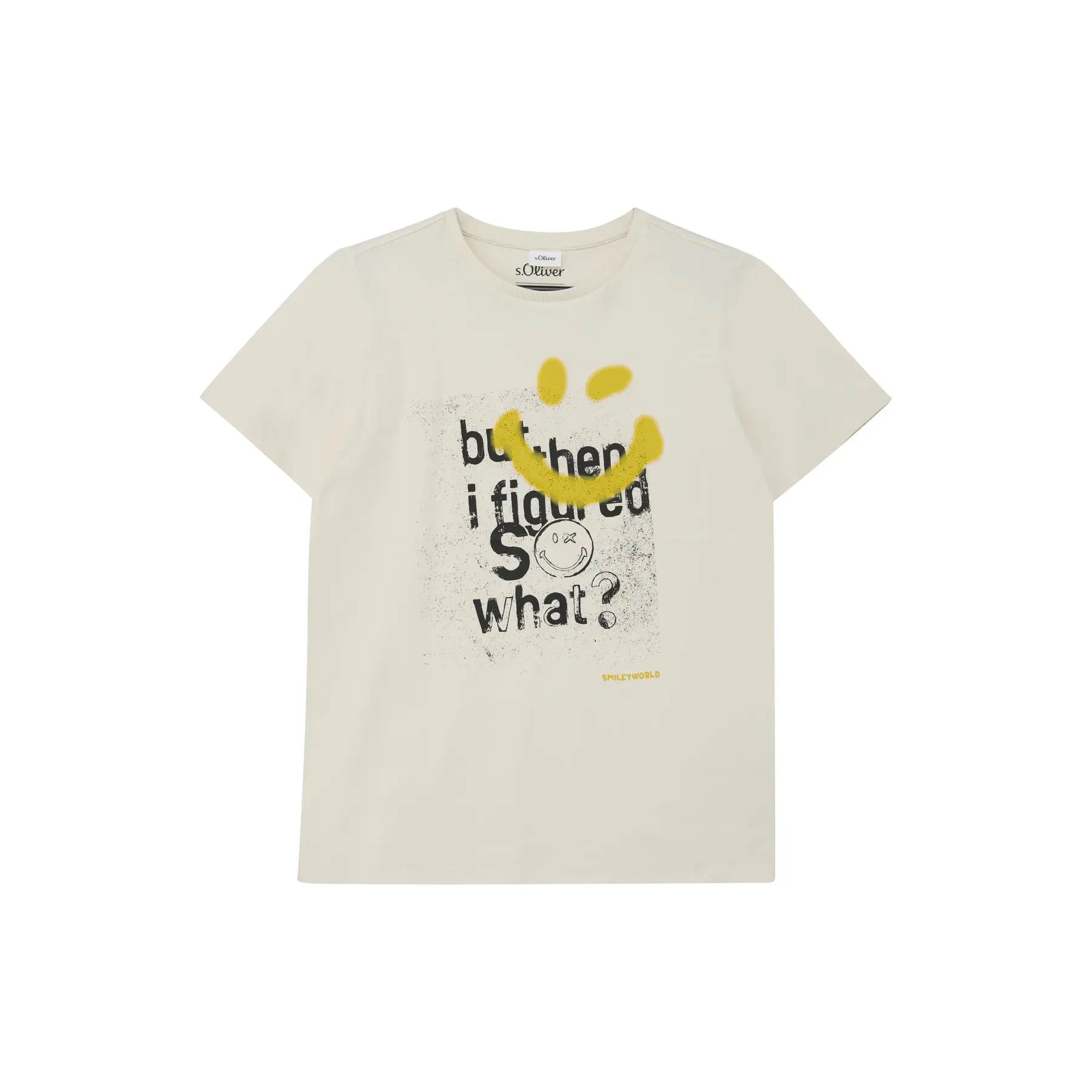 T-shirt aus Baumwolle mit Smiley®-Druck für Kinder s.Oliver