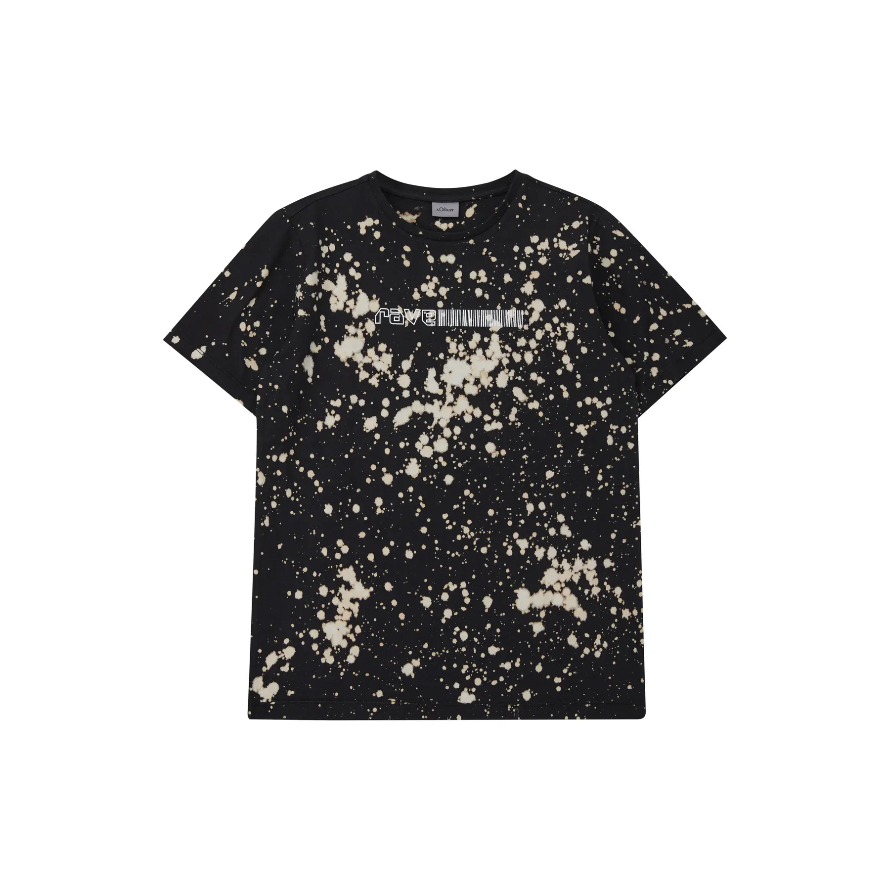 T-Shirt aus gefärbtem Jersey mit Aufdruck für Kinder s.Oliver
