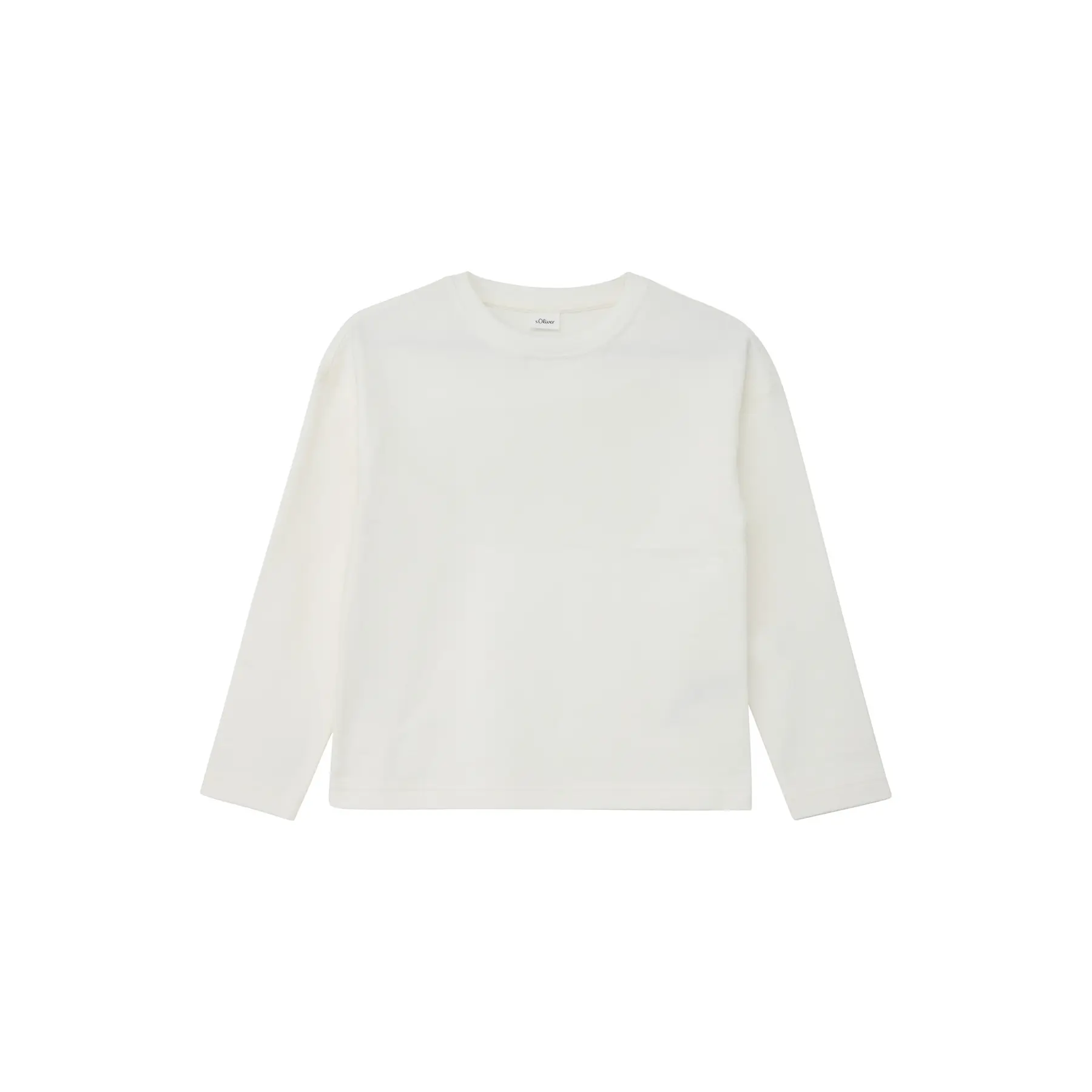T-shirt à manches longues coupe Boxy texturé en molleton léger fille s.Oliver
