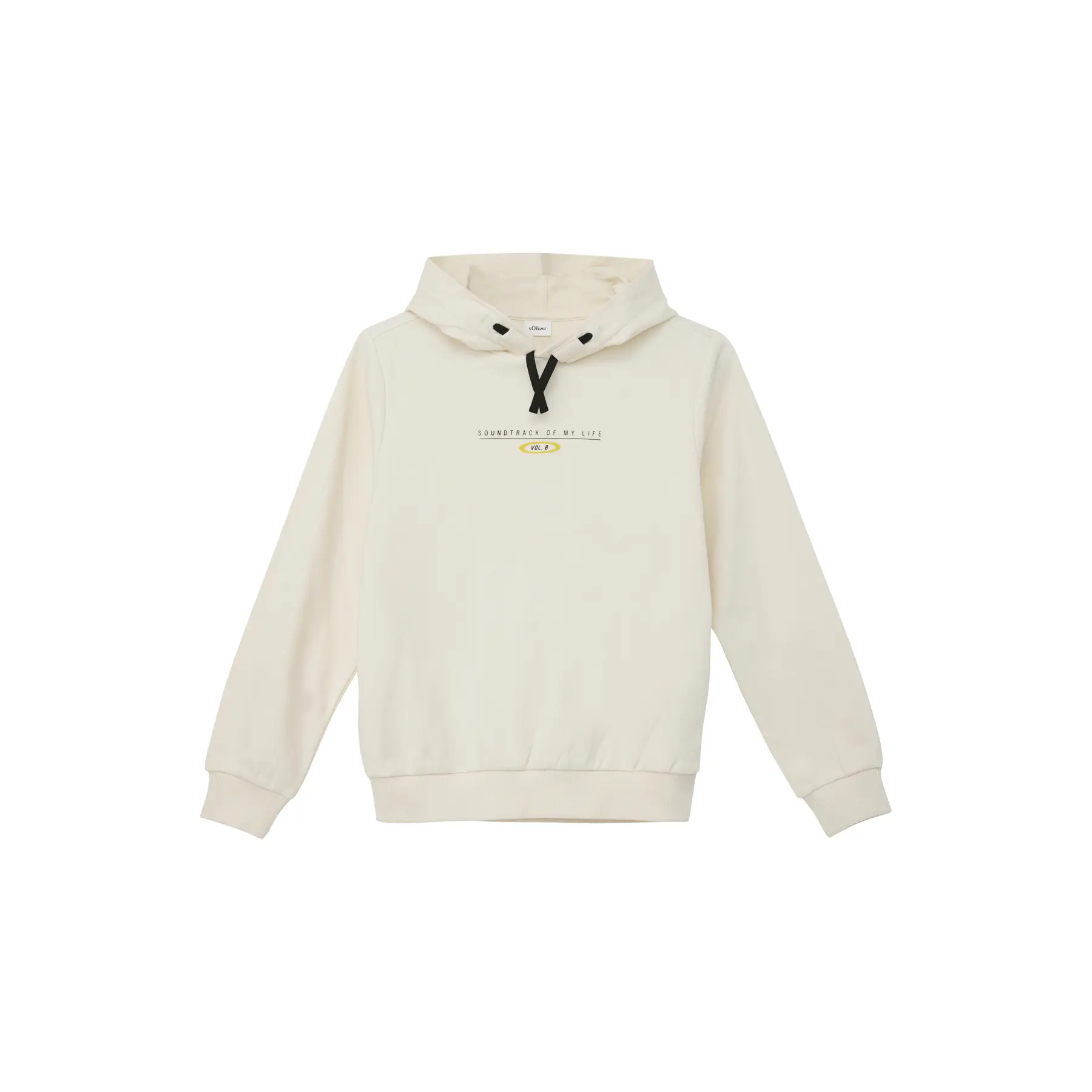 Sweatshirt à capuche avec cordon de serrage et intérieur brossé enfant s.Oliver Sweatshirt à capuche avec cordon de serrage et intérieur brossé enfant s.Oliver