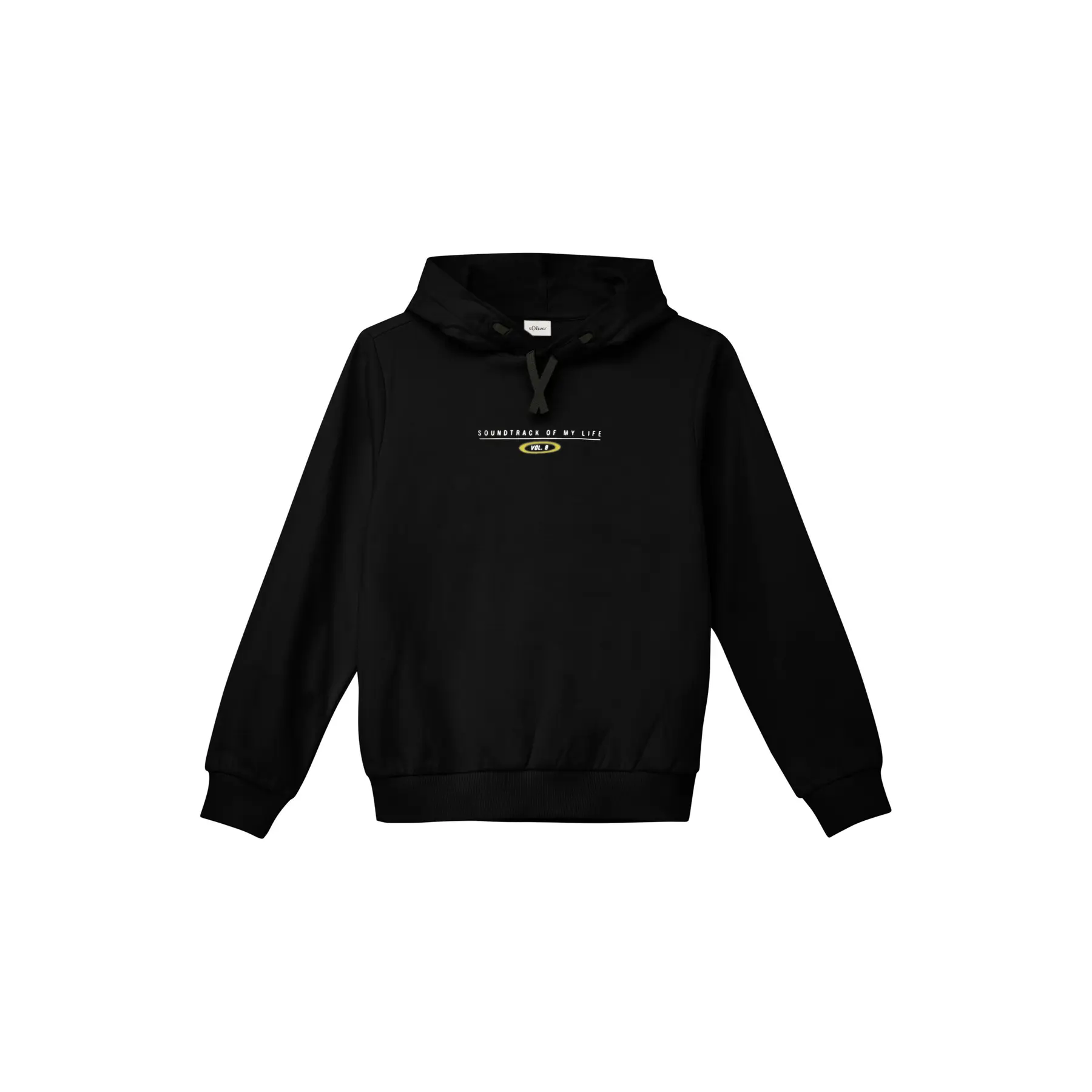Sweatshirt à capuche avec cordon de serrage et intérieur brossé enfant s.Oliver Sweatshirt à capuche avec cordon de serrage et intérieur brossé enfant s.Oliver