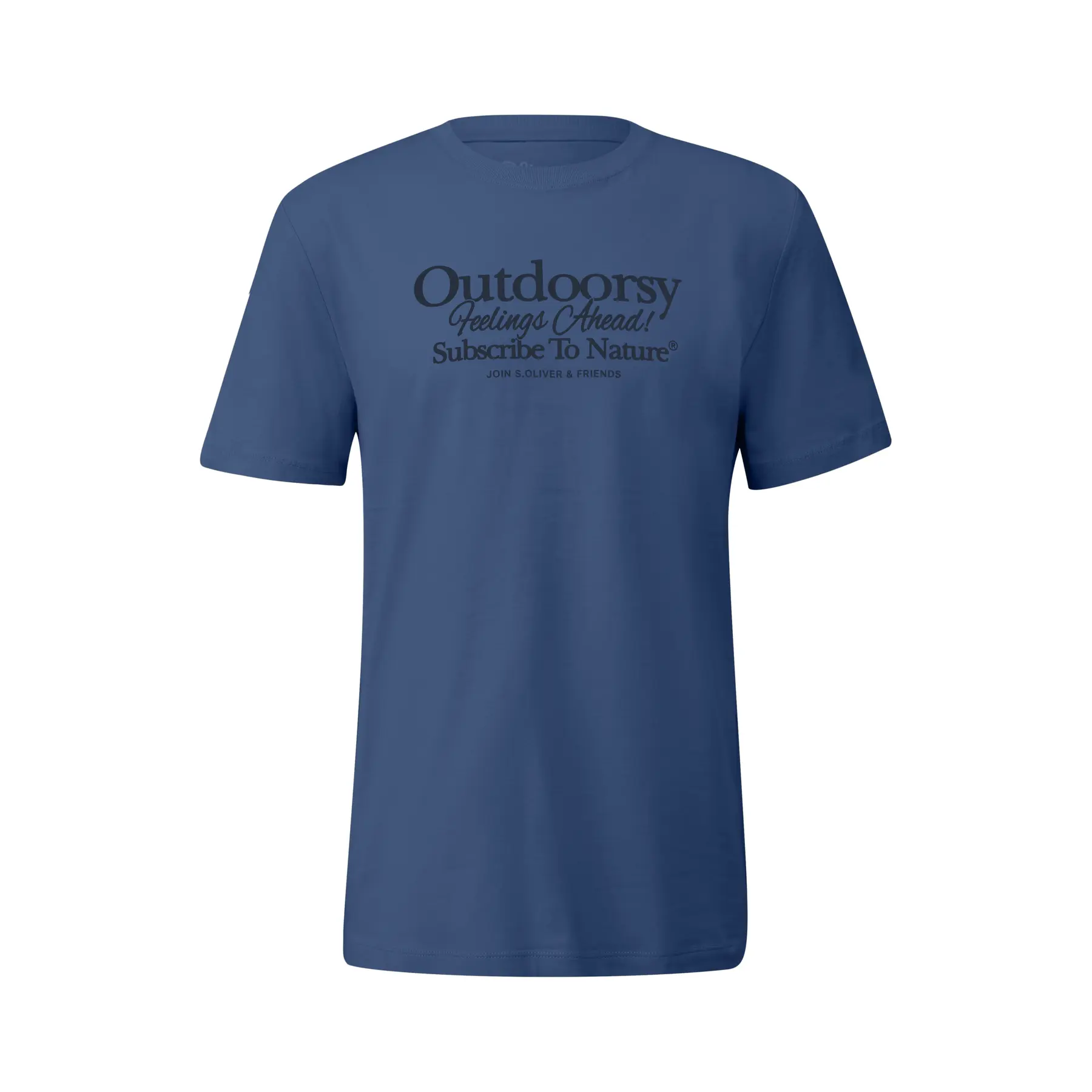 Kunstmotiv Baumwoll T-Shirt mit Vorderdruck s.Oliver