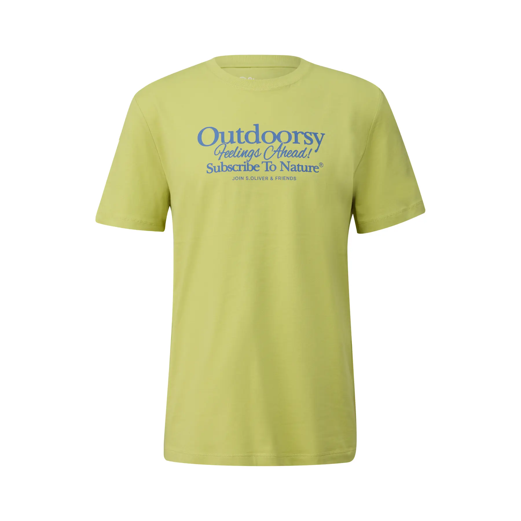 Kunstmotiv Baumwoll T-Shirt mit Vorderdruck s.Oliver