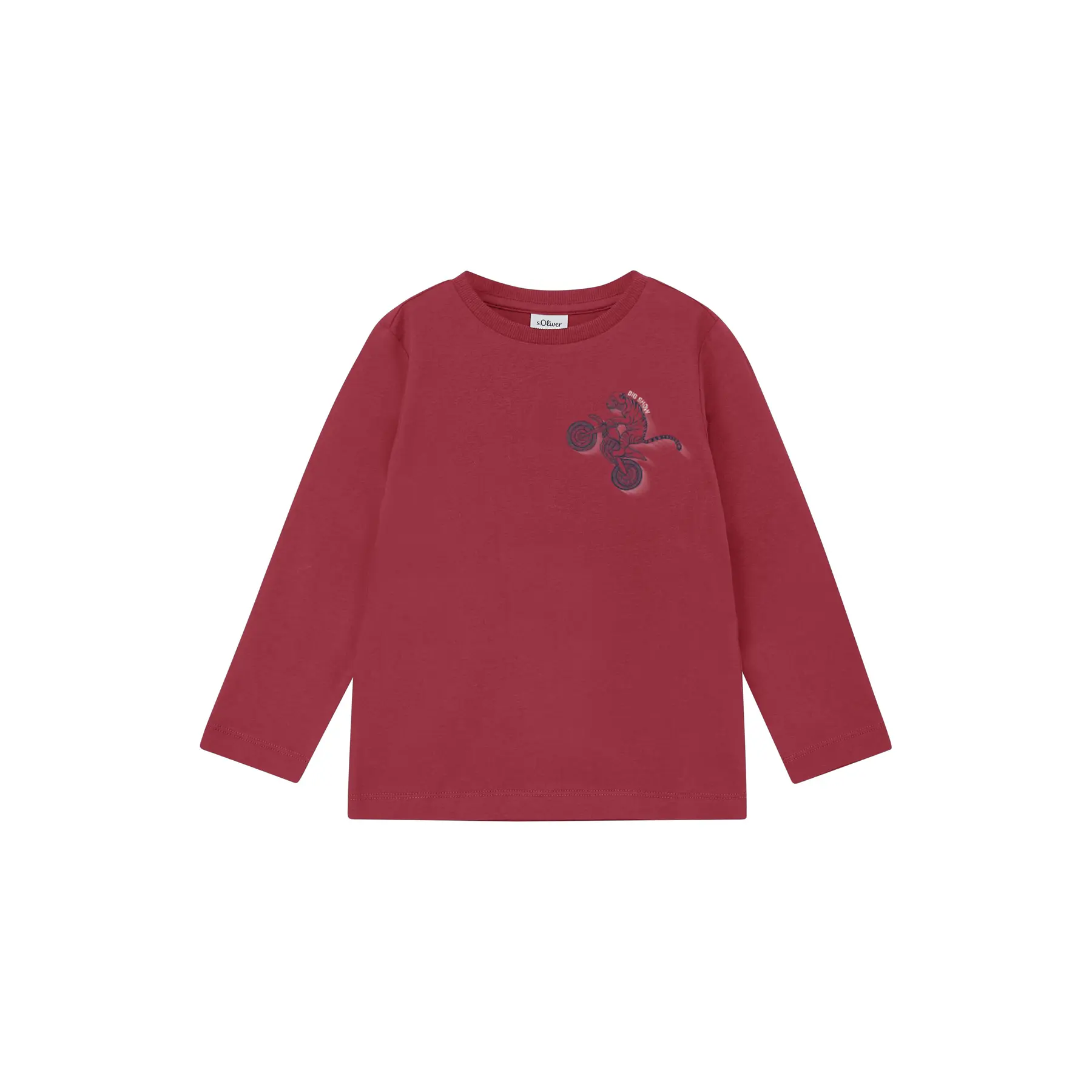 Langarm-T-Shirt aus Jersey mit Druck auf der Vorderseite für Kinder s.Oliver