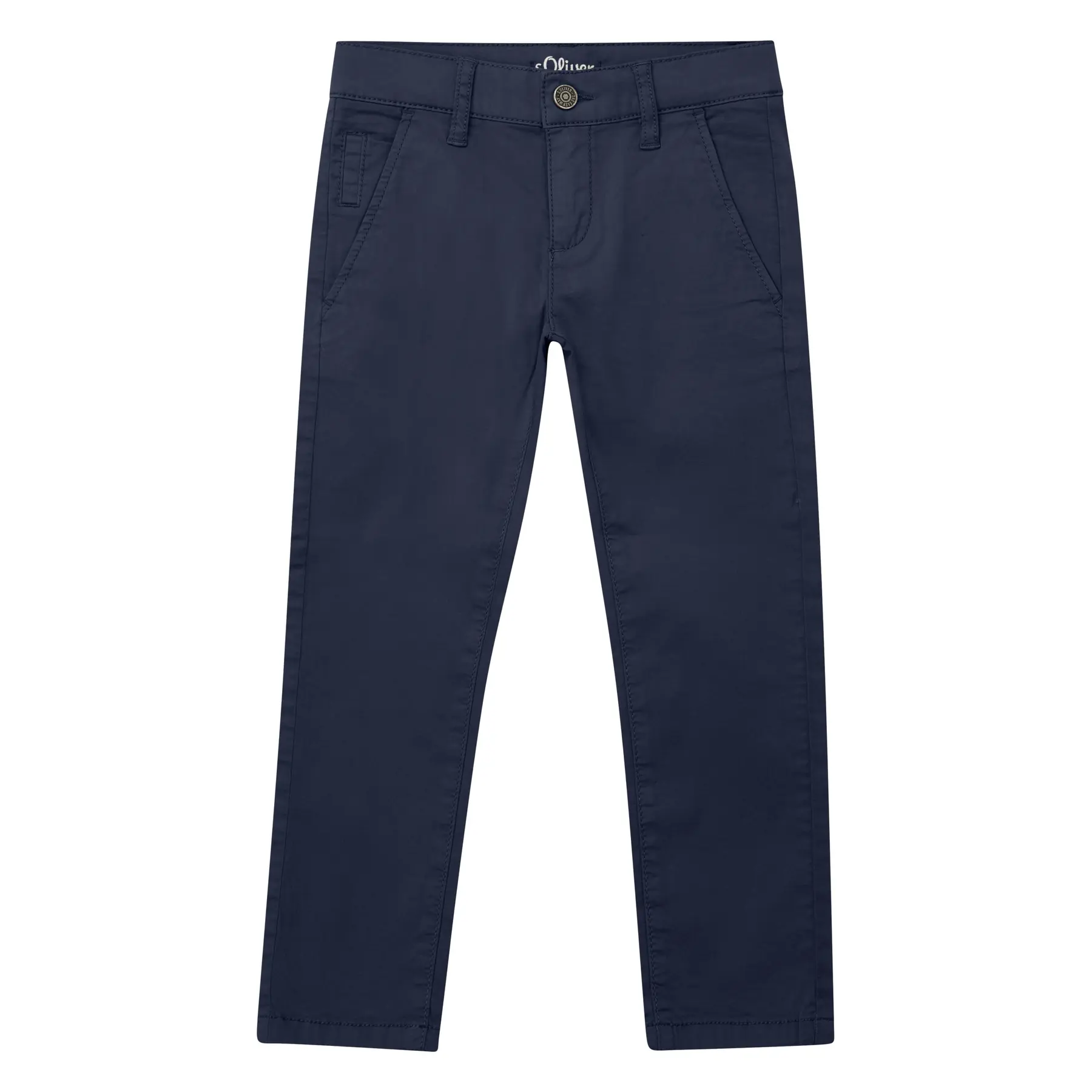 Pantalon chino brad coupe ajustée taille mi-haute jambe slim teinture pièce bébé garçon s.Oliver