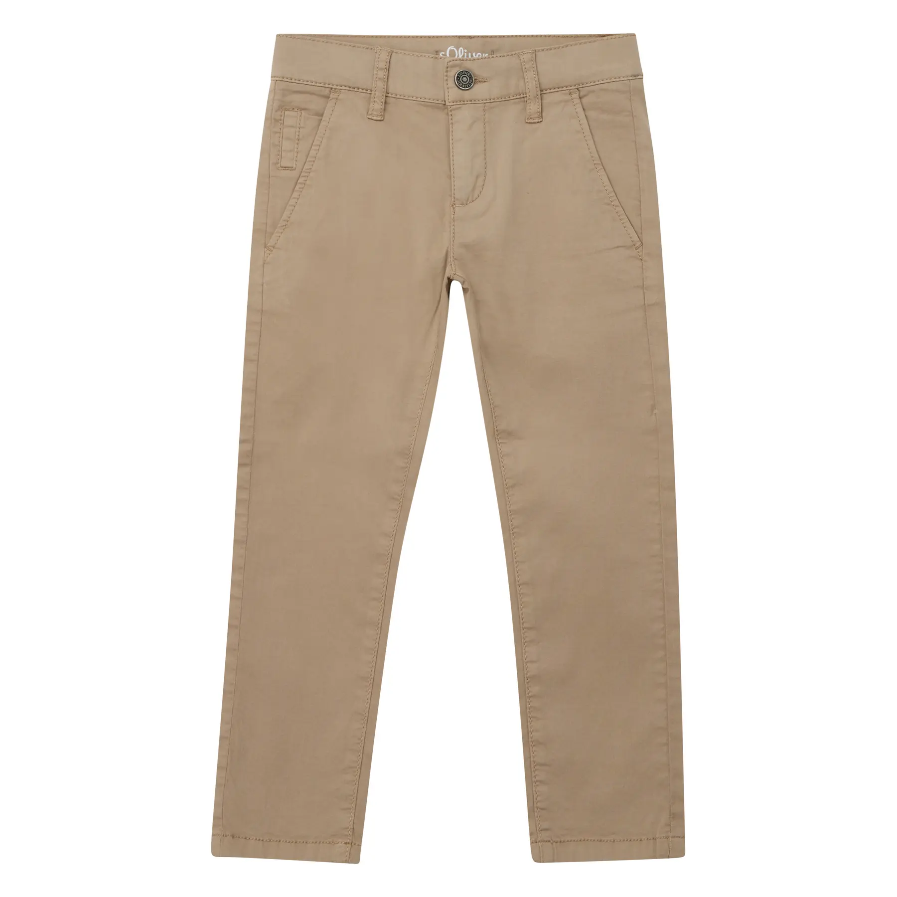 Pantalon chino brad coupe ajustée taille mi-haute jambe slim teinture pièce bébé garçon s.Oliver