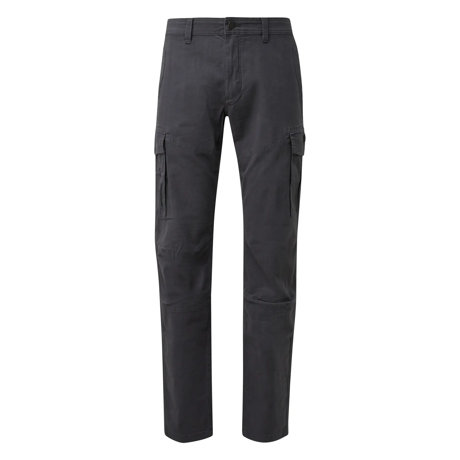 Pantaloni cargo in cotone misto lavato con cuciture a vista s.Oliver