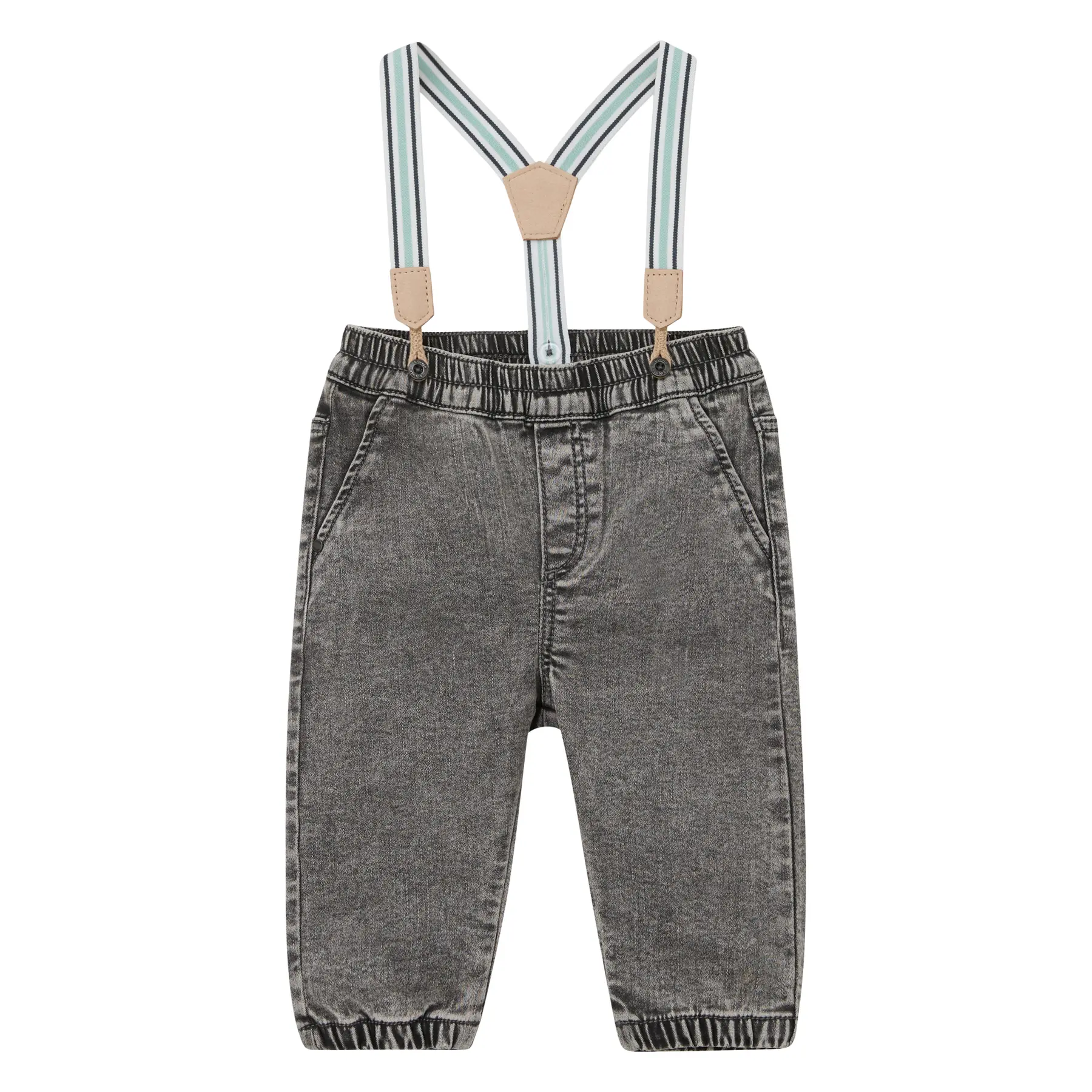 Jeans Loose mit abnehmbaren Trägern für Babys s.Oliver