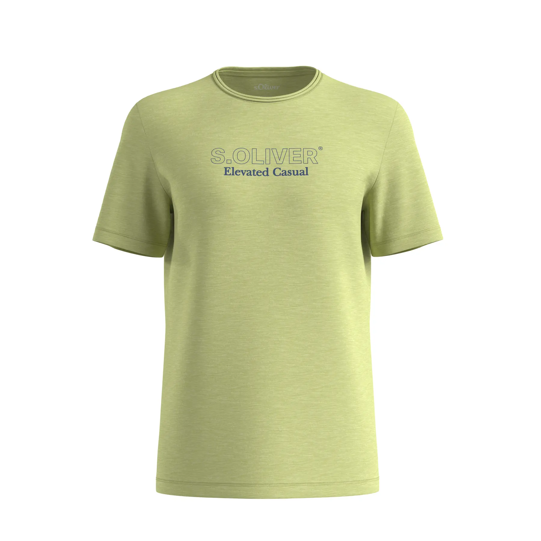 T-shirt a maniche corta con collo tondo e stampa frontale s.Oliver 2169412