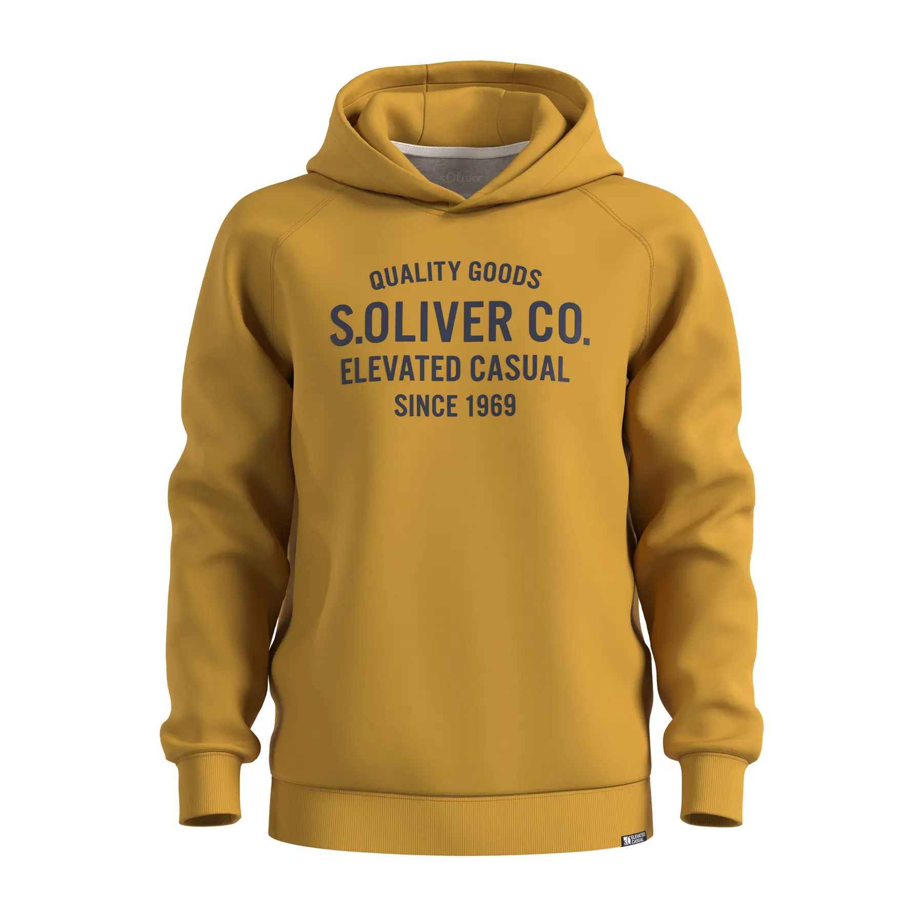 Kapuzensweatshirt aus Baumwollmischung mit Frontdruck s.Oliver
