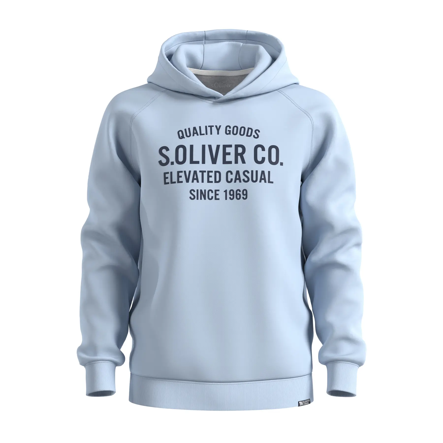 Kapuzensweatshirt aus Baumwollmischung mit Frontdruck s.Oliver
