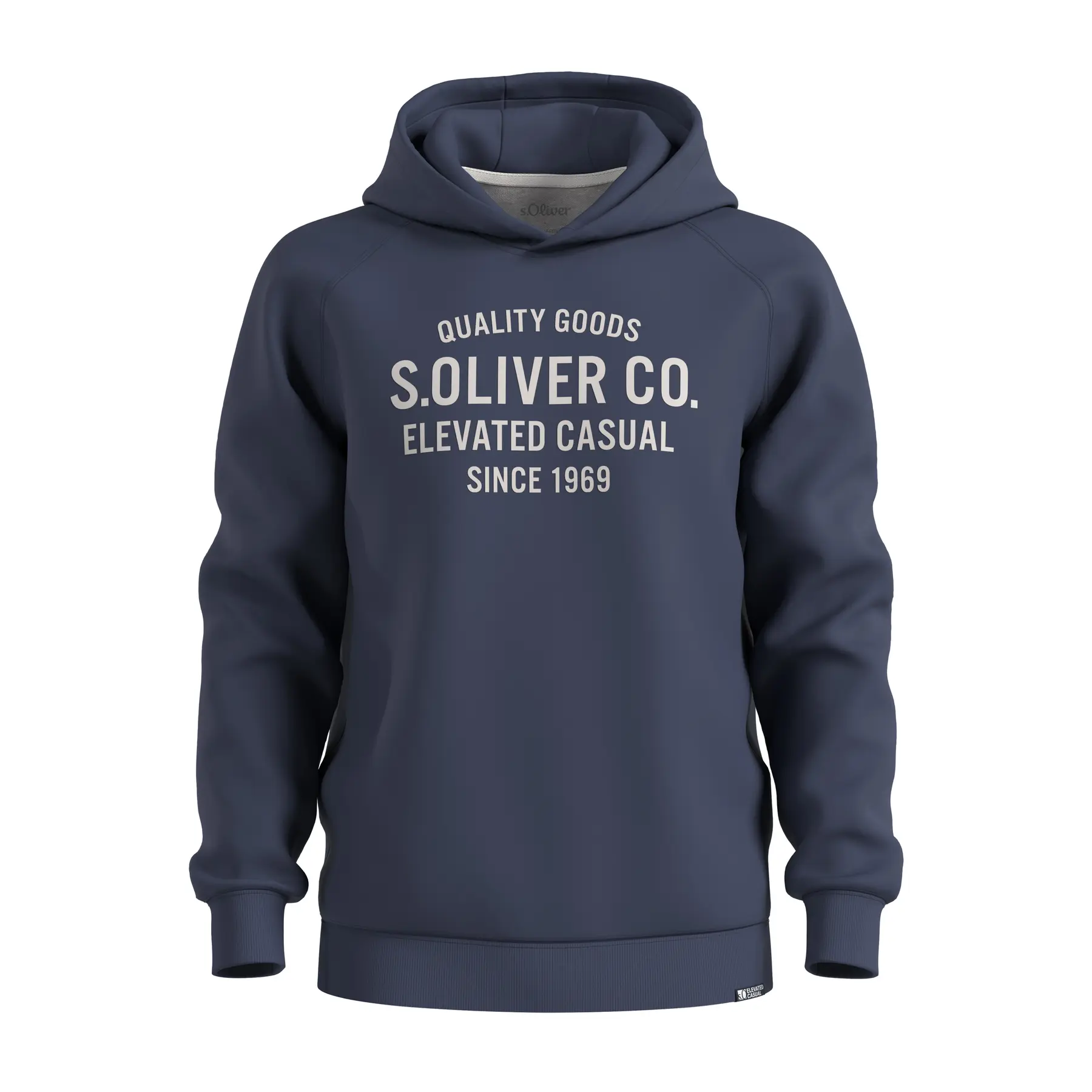 Kapuzensweatshirt aus Baumwollmischung mit Frontdruck s.Oliver
