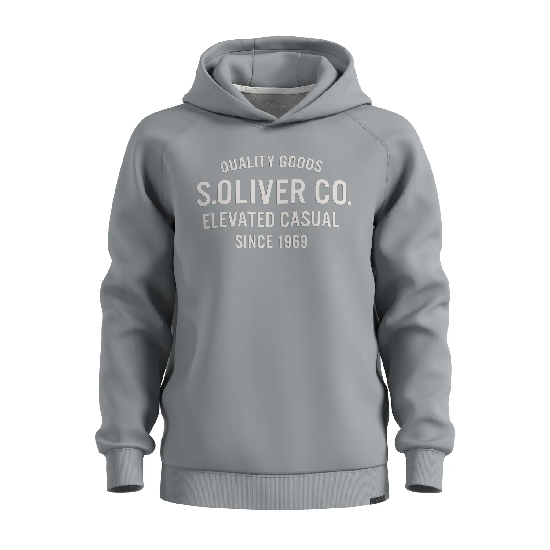 Kapuzensweatshirt aus Baumwollmischung mit Frontdruck s.Oliver