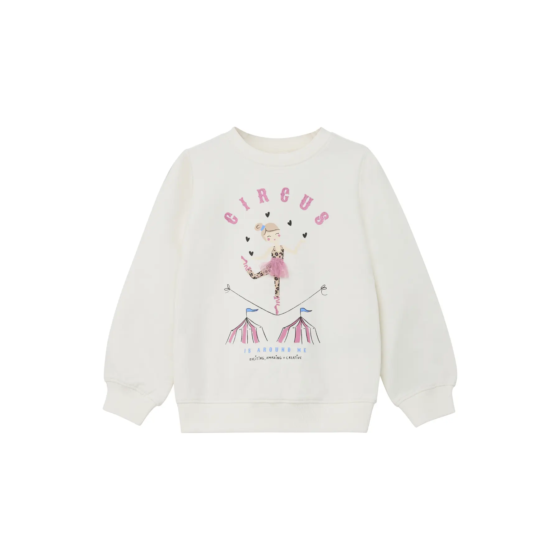 Mischgewebe Sweatshirt mit Artwork Mädchen s.Oliver