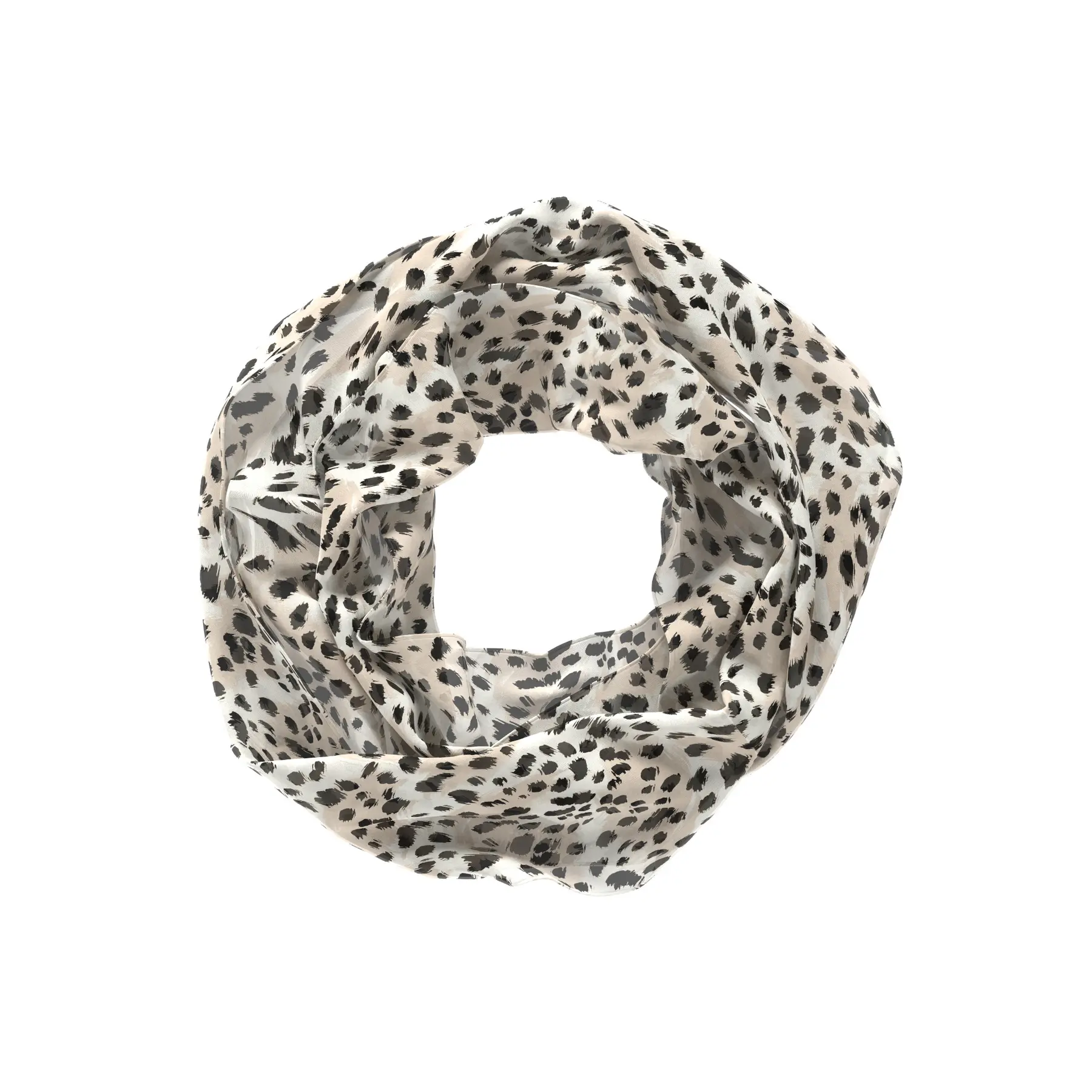 Fascia per il collo con stampa leopardata donna s.Oliver