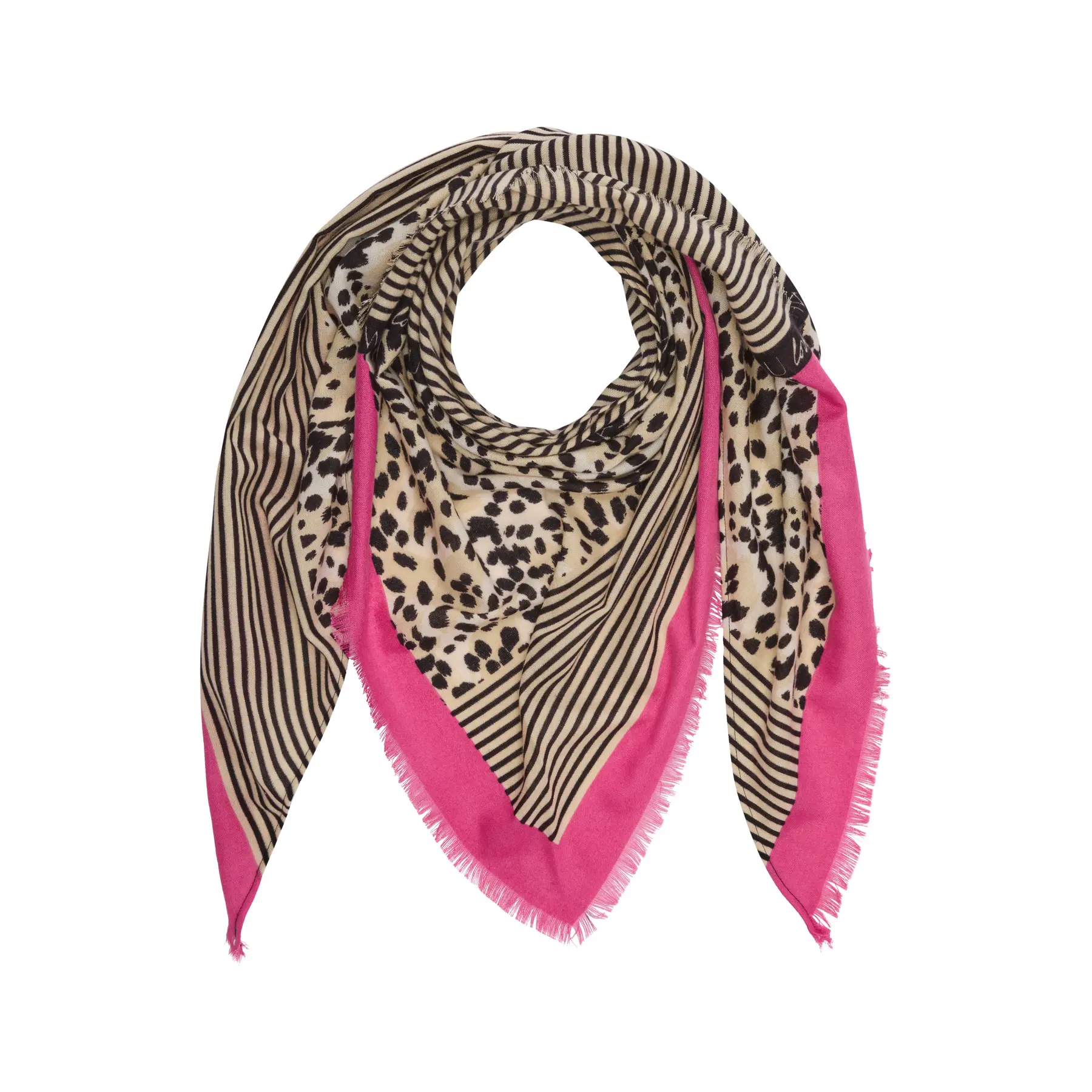 Foulard a stampa leopardata donna s.Oliver