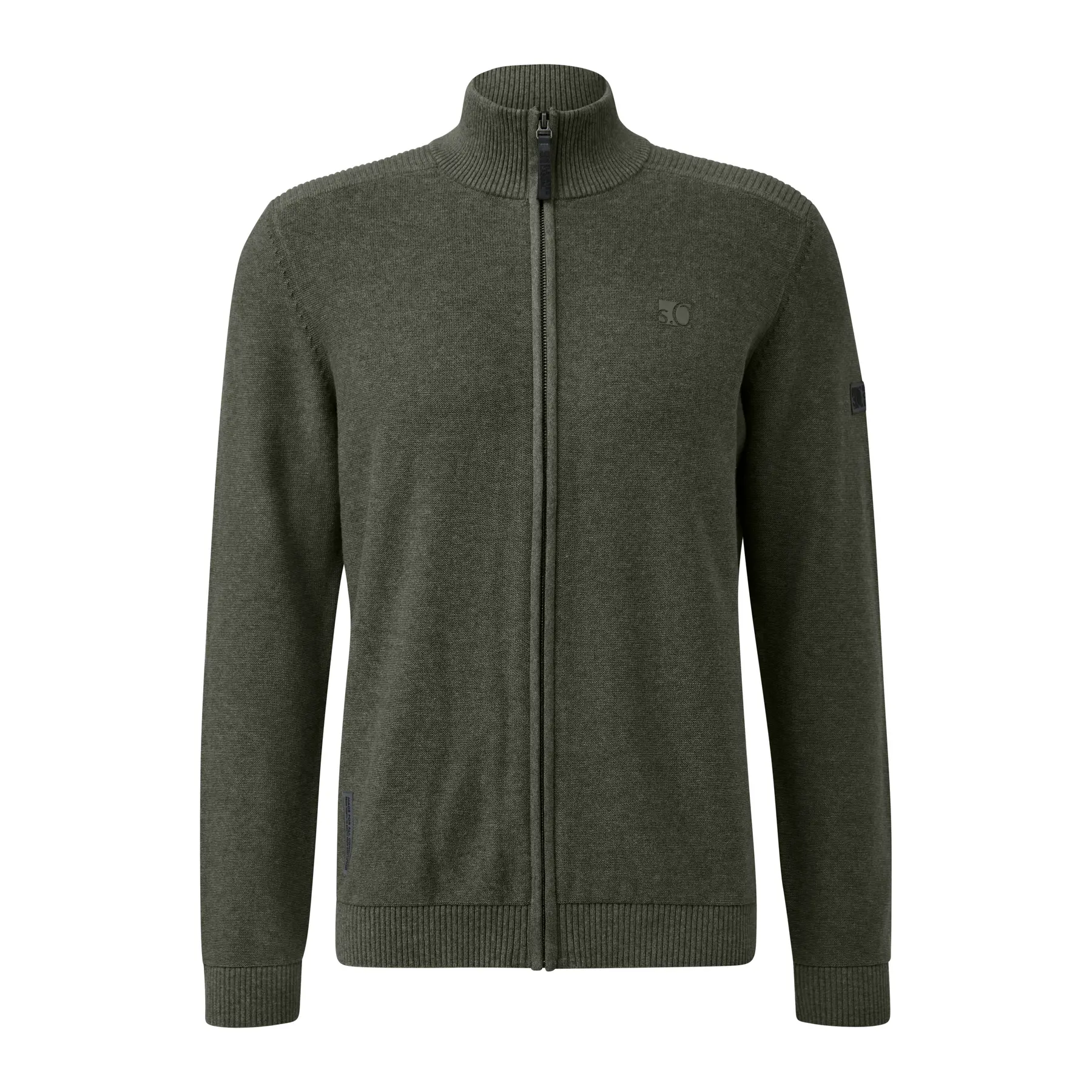 Cardigan in maglia a mix di motivi con col camionneur s.Oliver