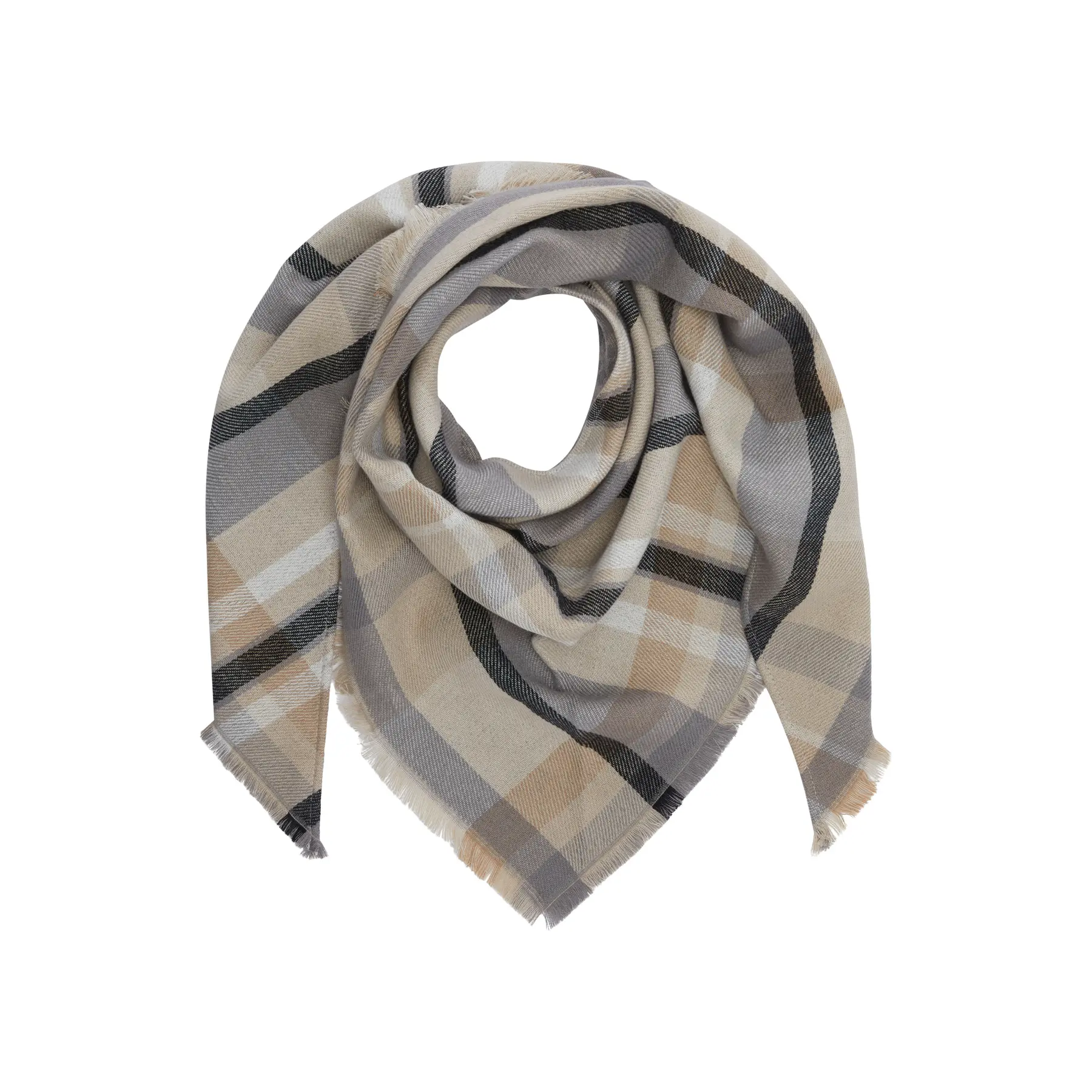 Foulard triangolare con stampa all-over donna s.Oliver