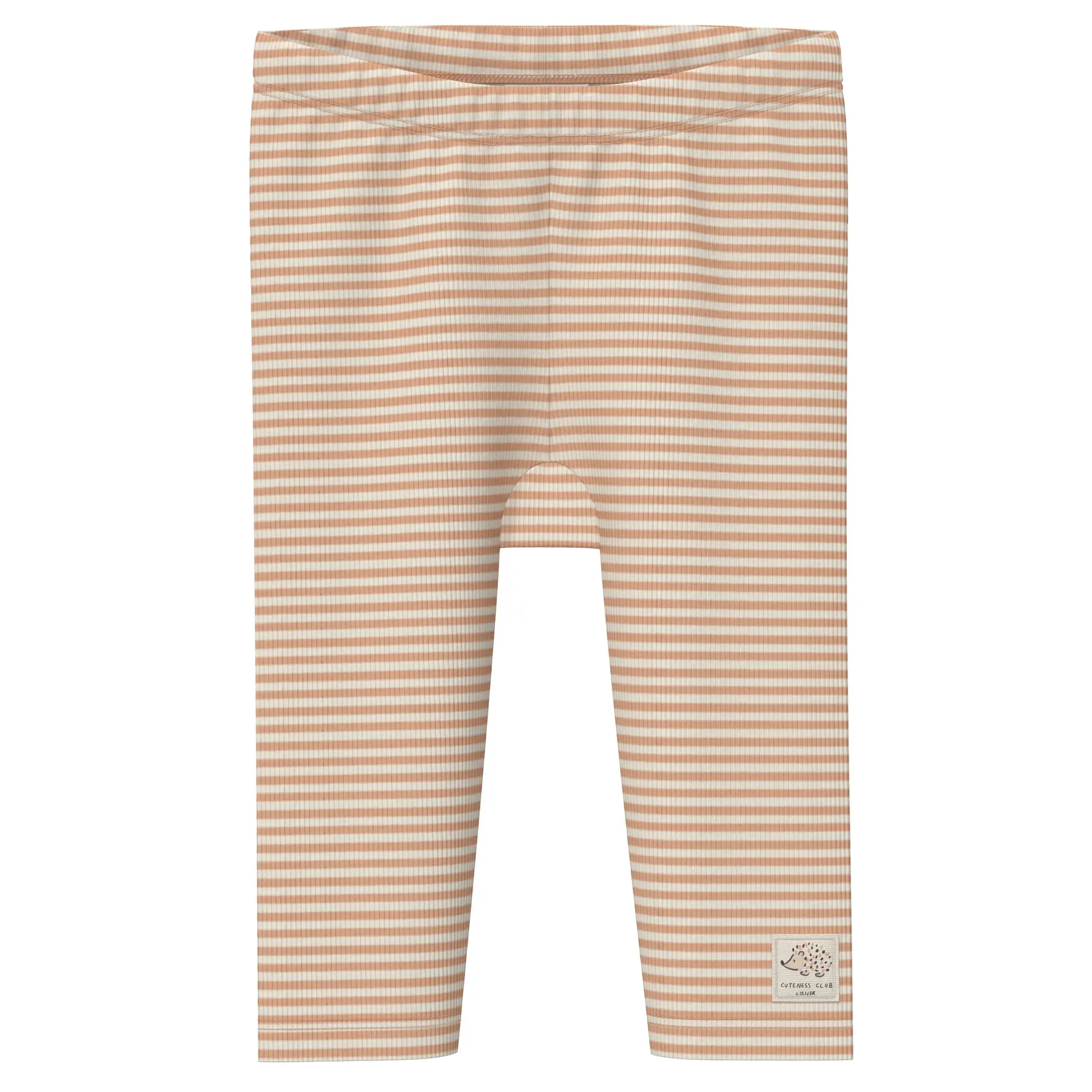 Gestreifte Baumwollripp-Leggings für Babys s.Oliver