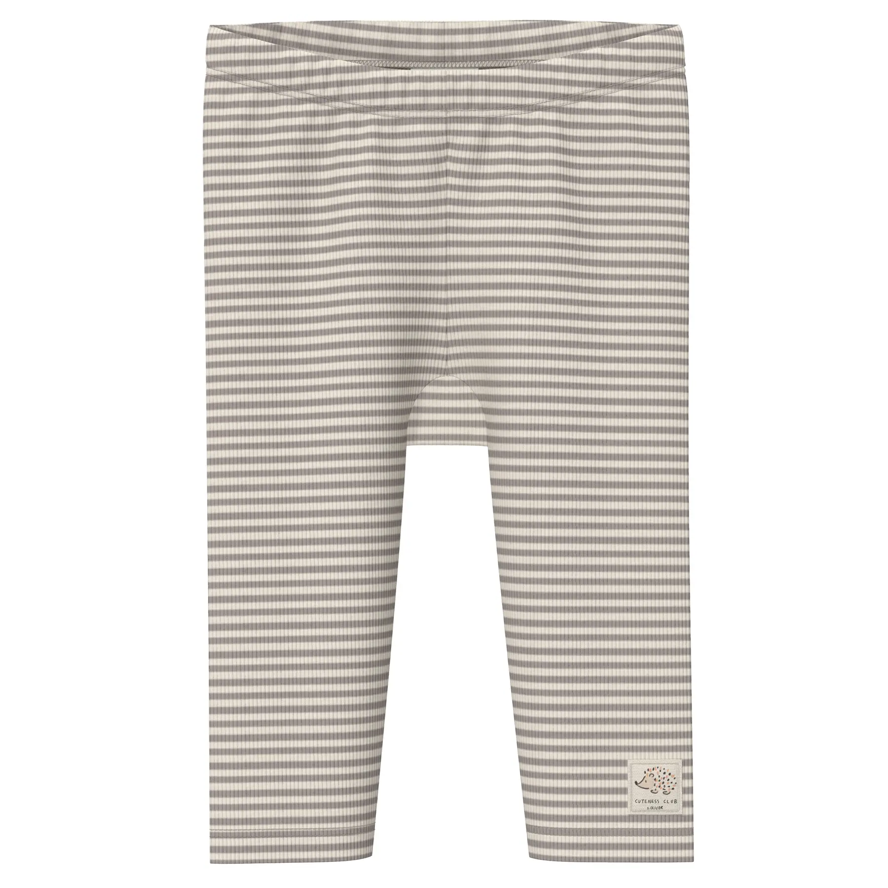 Gestreifte Baumwollripp-Leggings für Babys s.Oliver