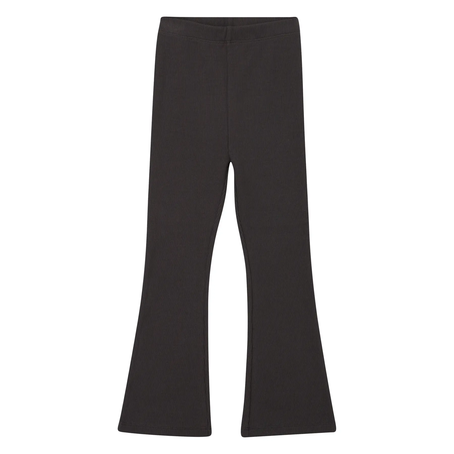 Legging in cotone misto elastico a coste con gamba svasata per ragazza s.Oliver