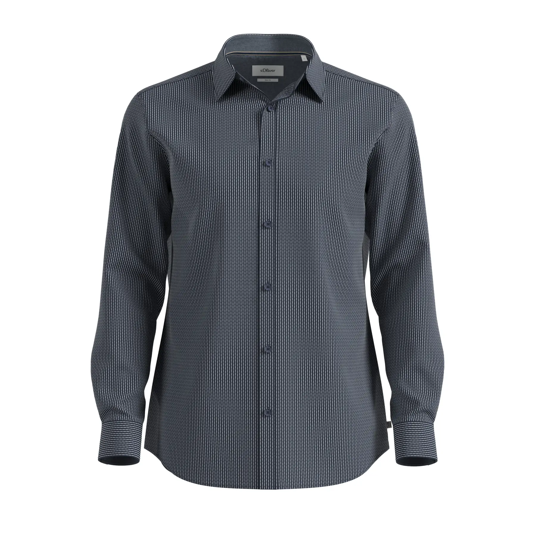 Camicia a fantasia con colletto Kent s.Oliver