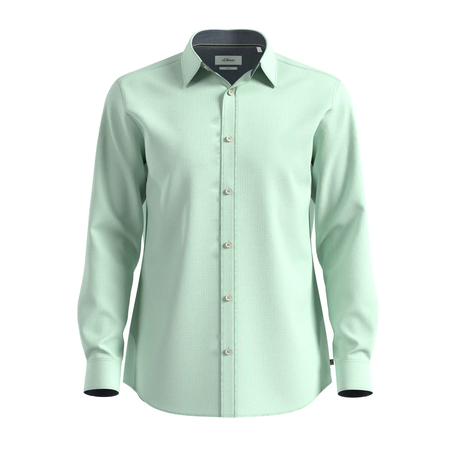 Camicia a fantasia con colletto Kent s.Oliver