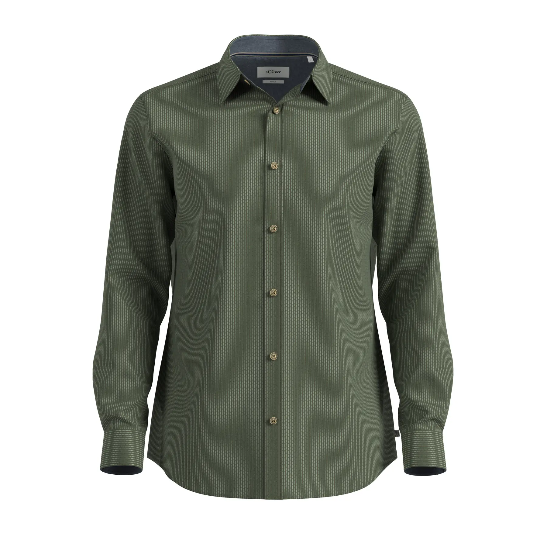 Camicia a fantasia con colletto Kent s.Oliver