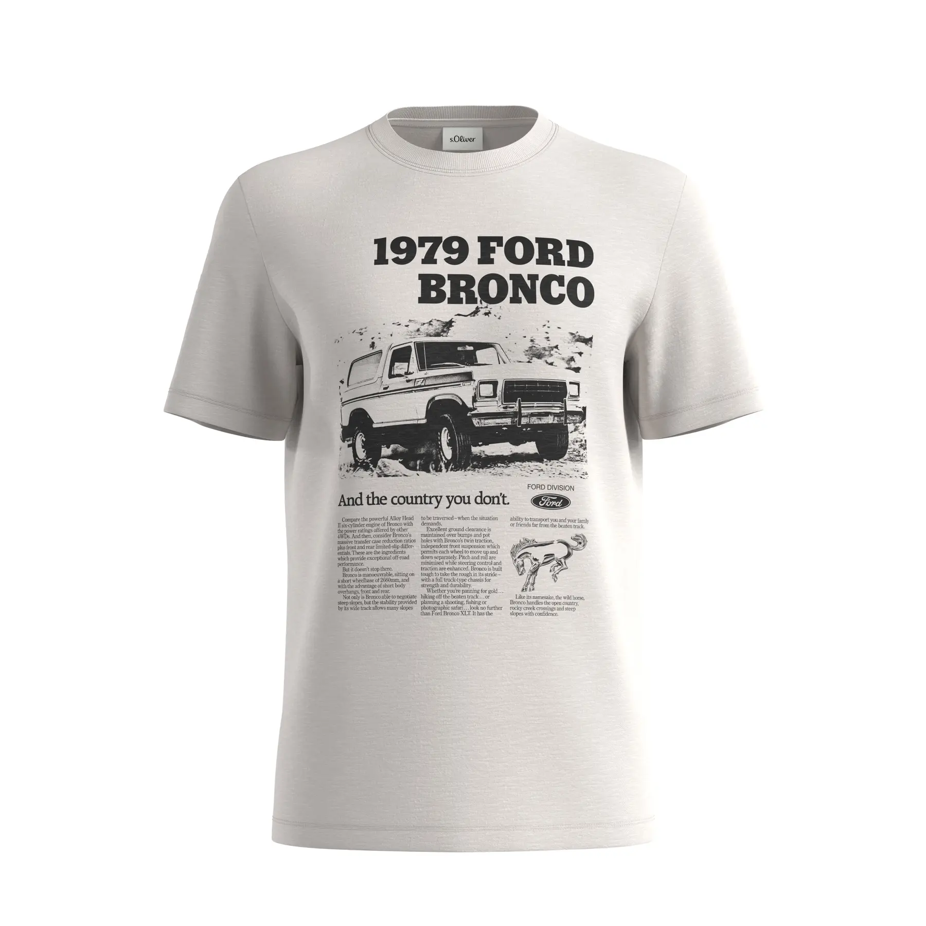 T-shirt con stampa frontale s.Oliver