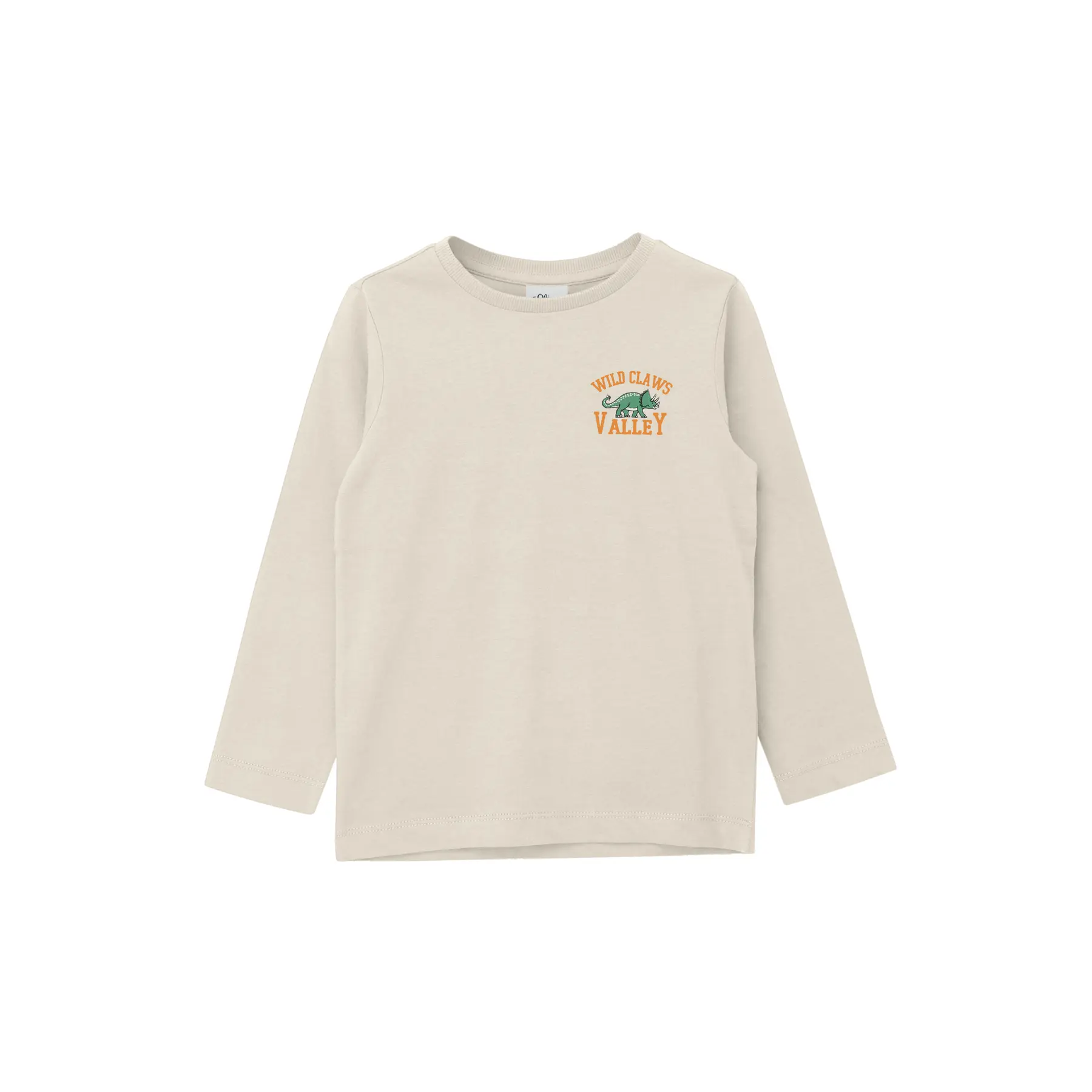 T-shirt manches longues avec imprimé profilé marquant au dos enfant s.Oliver