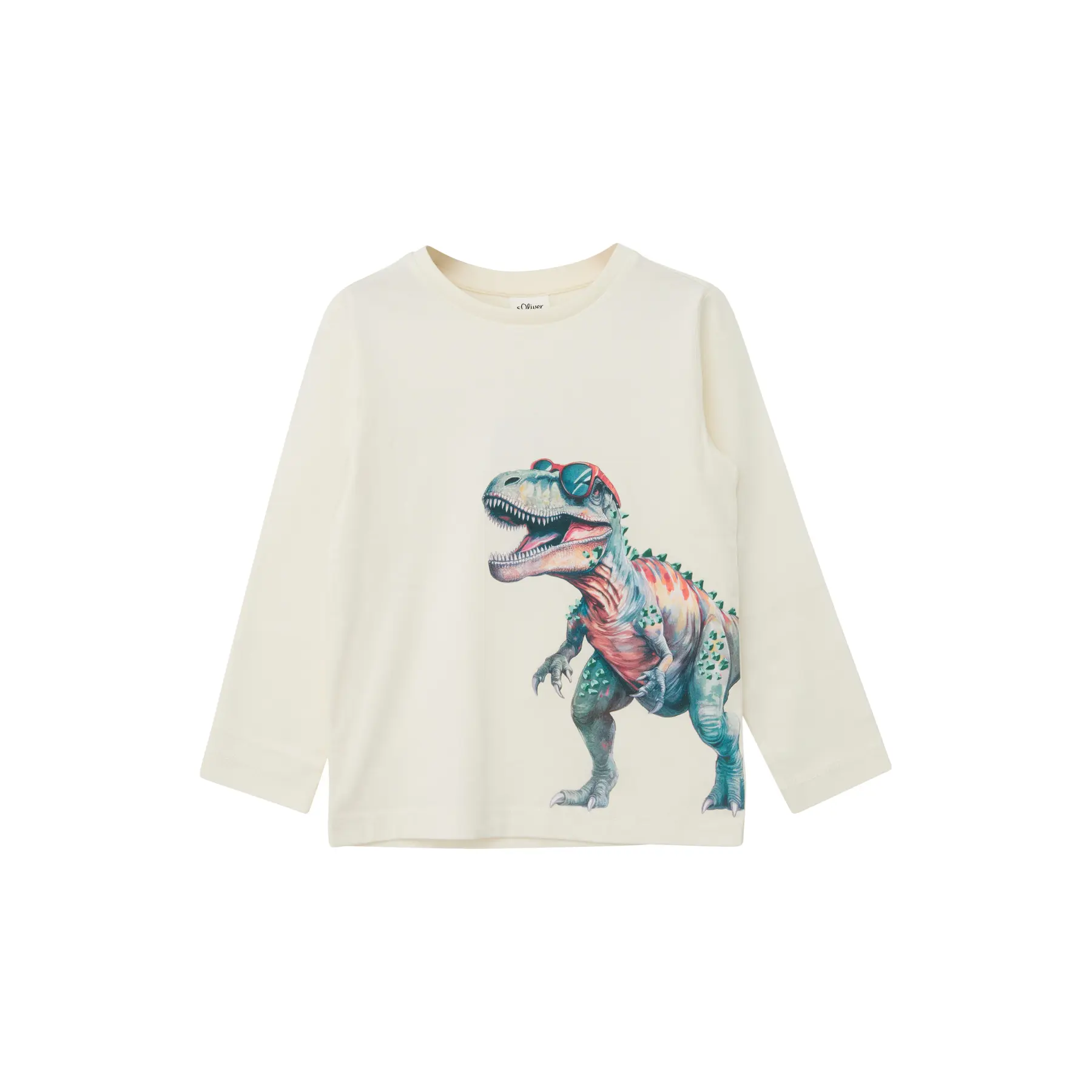 T-shirt manches longues avec imprimé photo profilé enfant s.Oliver