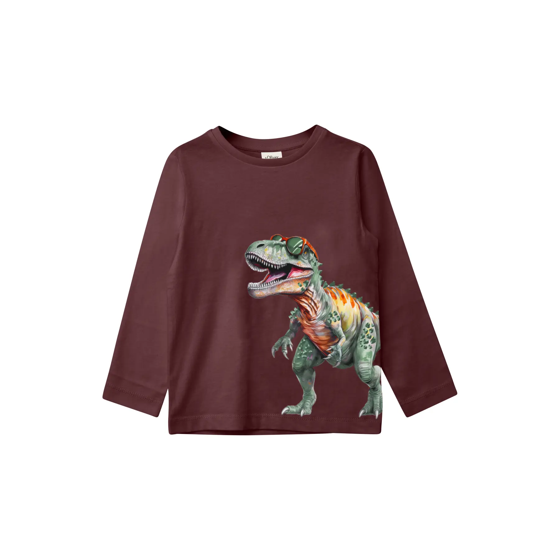 T-shirt manches longues avec imprimé photo profilé enfant s.Oliver