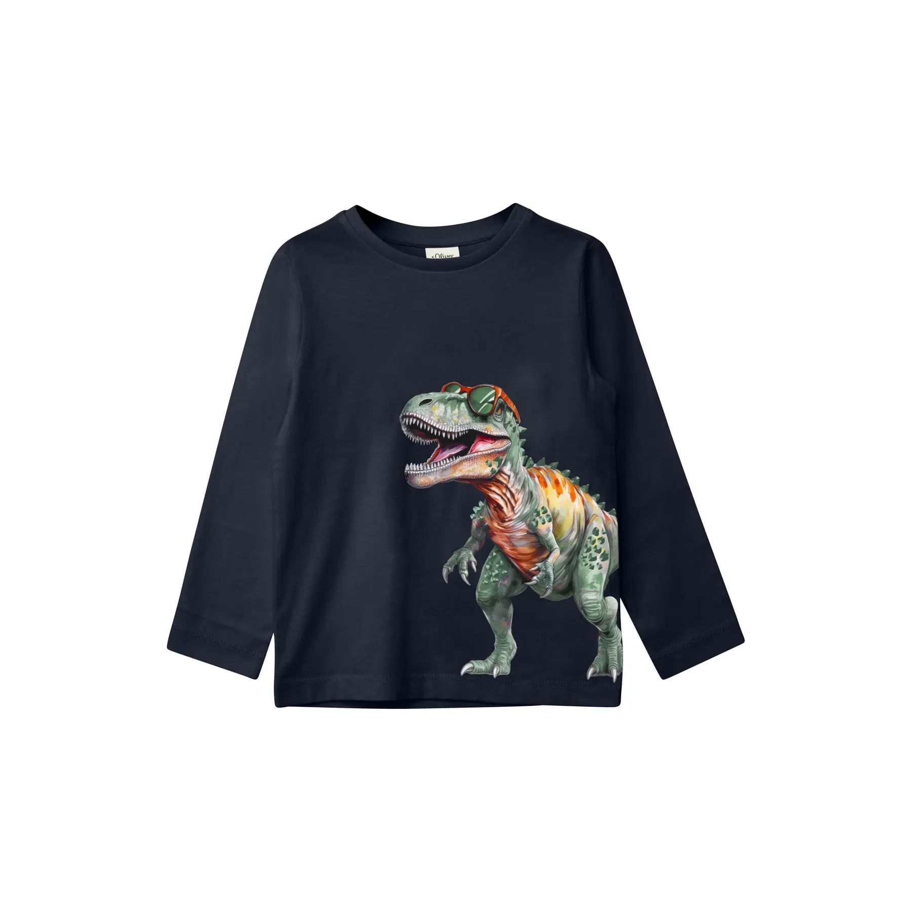 T-shirt manches longues avec imprimé photo profilé enfant s.Oliver