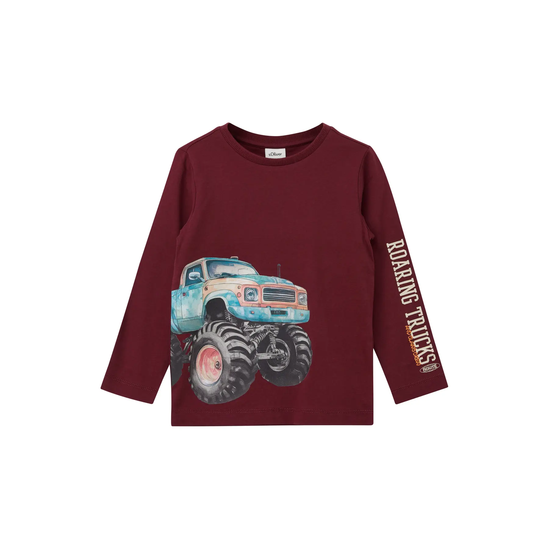T-shirt manches longues avec grands imprimés silicone enfant s.Oliver