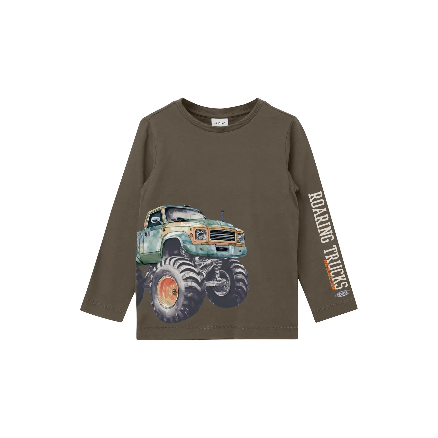 T-shirt manches longues avec grands imprimés silicone enfant s.Oliver