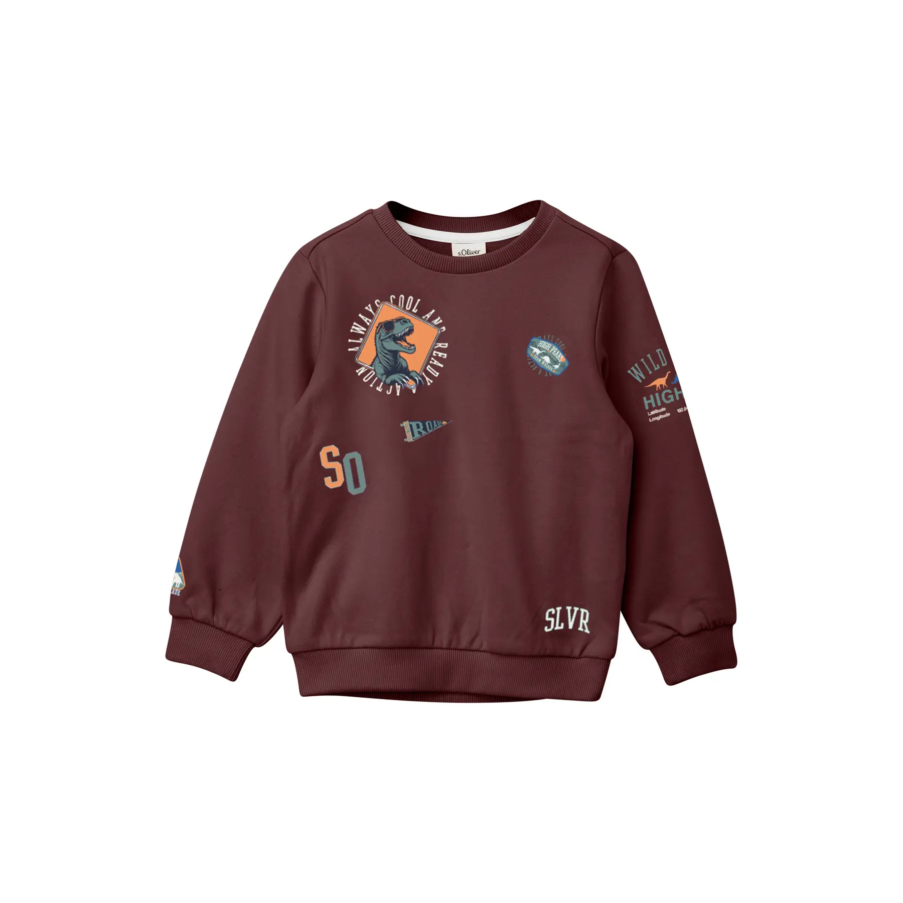 Felpa con stampe 3D e dettagli ricamati bambino s.Oliver