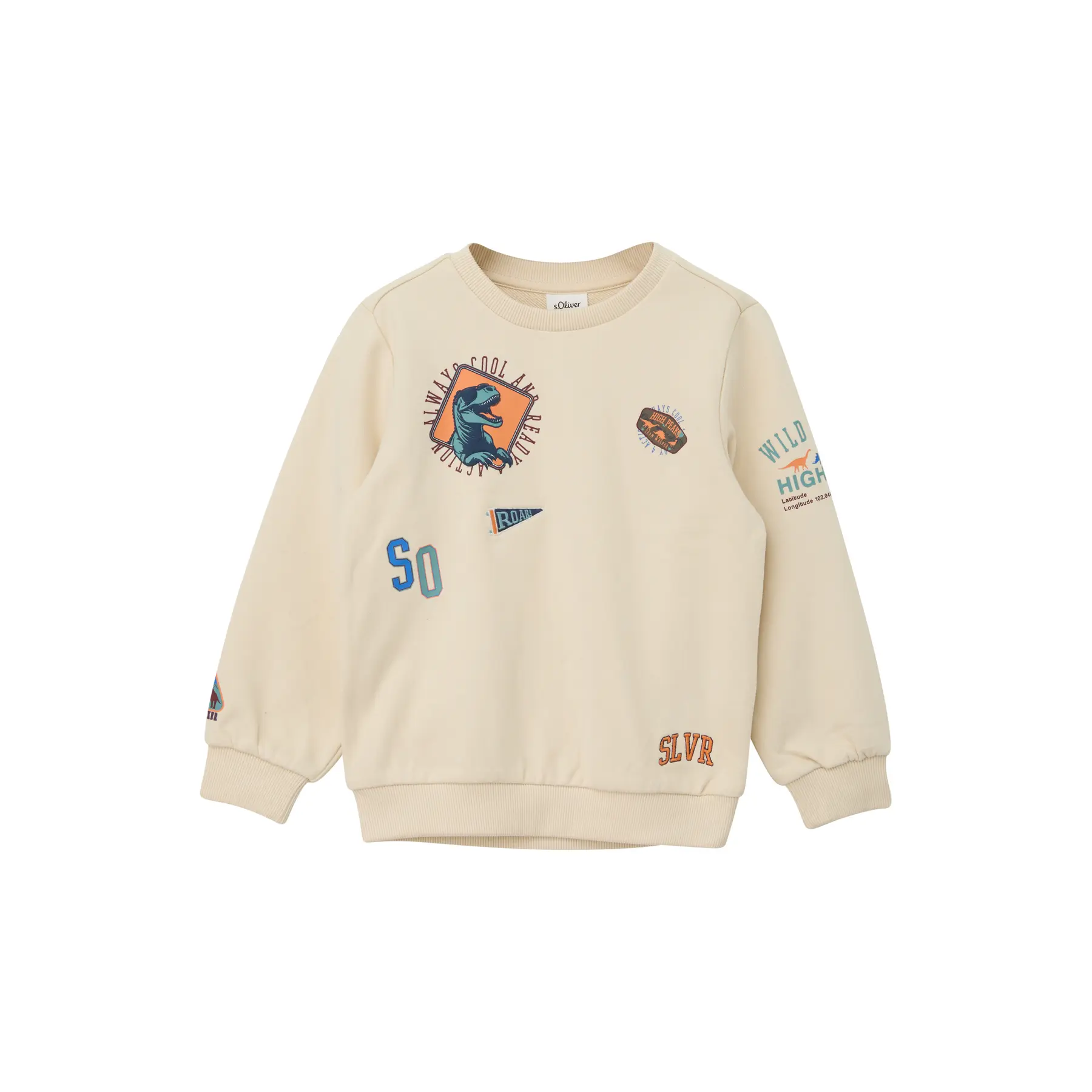 Felpa con stampe 3D e dettagli ricamati bambino s.Oliver