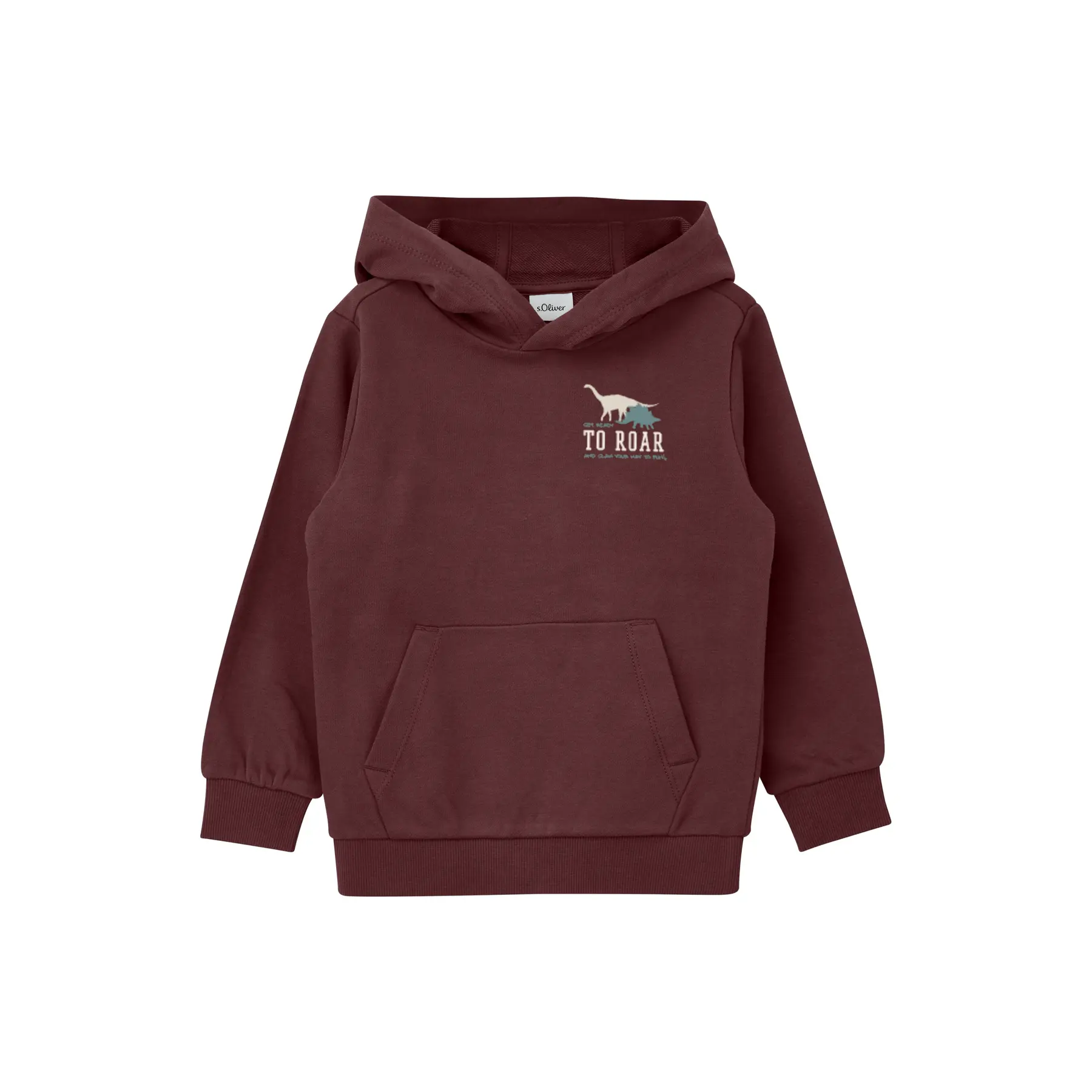 Felpa con cappuccio in misto cotone con stampa metallica per bambini s.Oliver