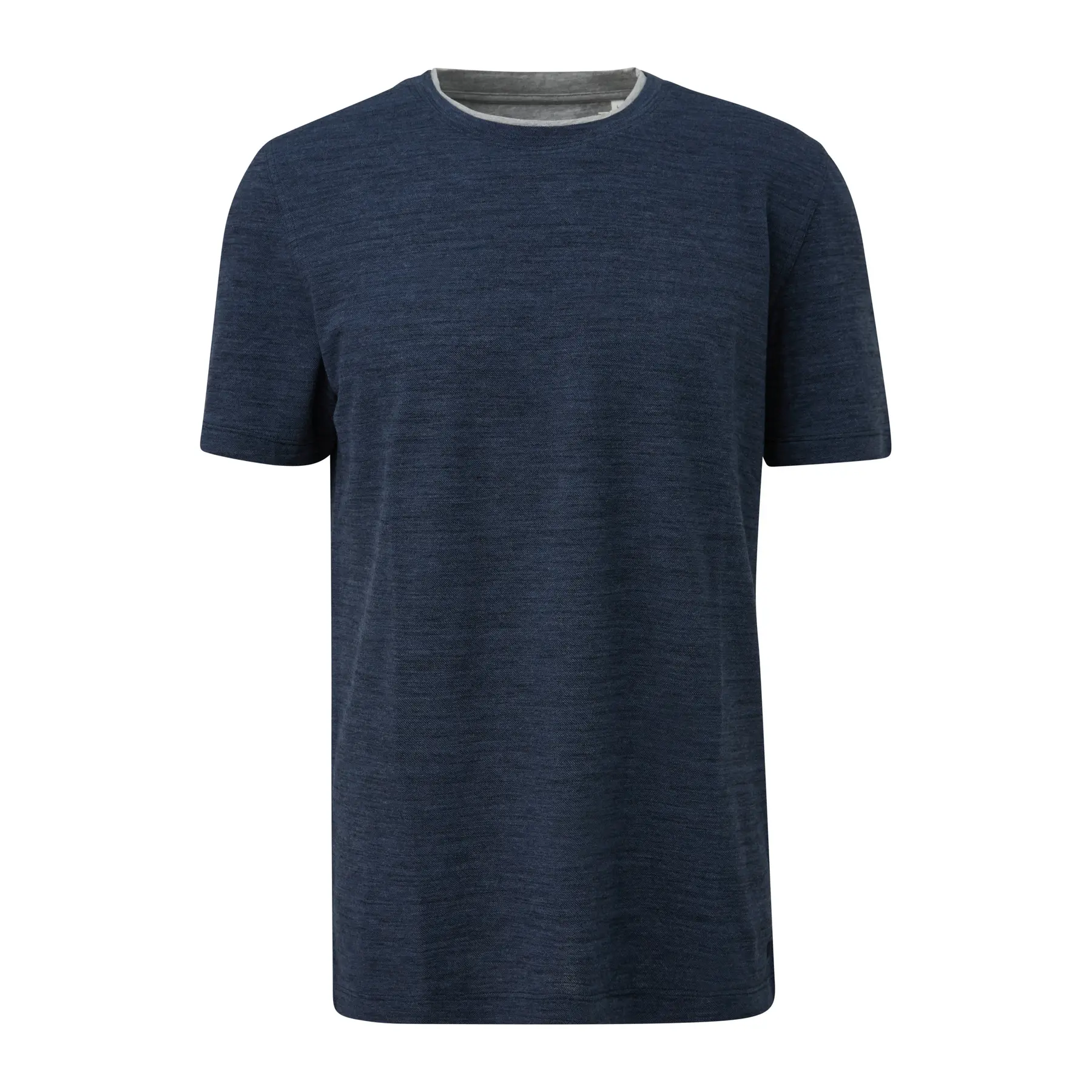 T-Shirt aus Piqué mit Doppelkragen s.Oliver