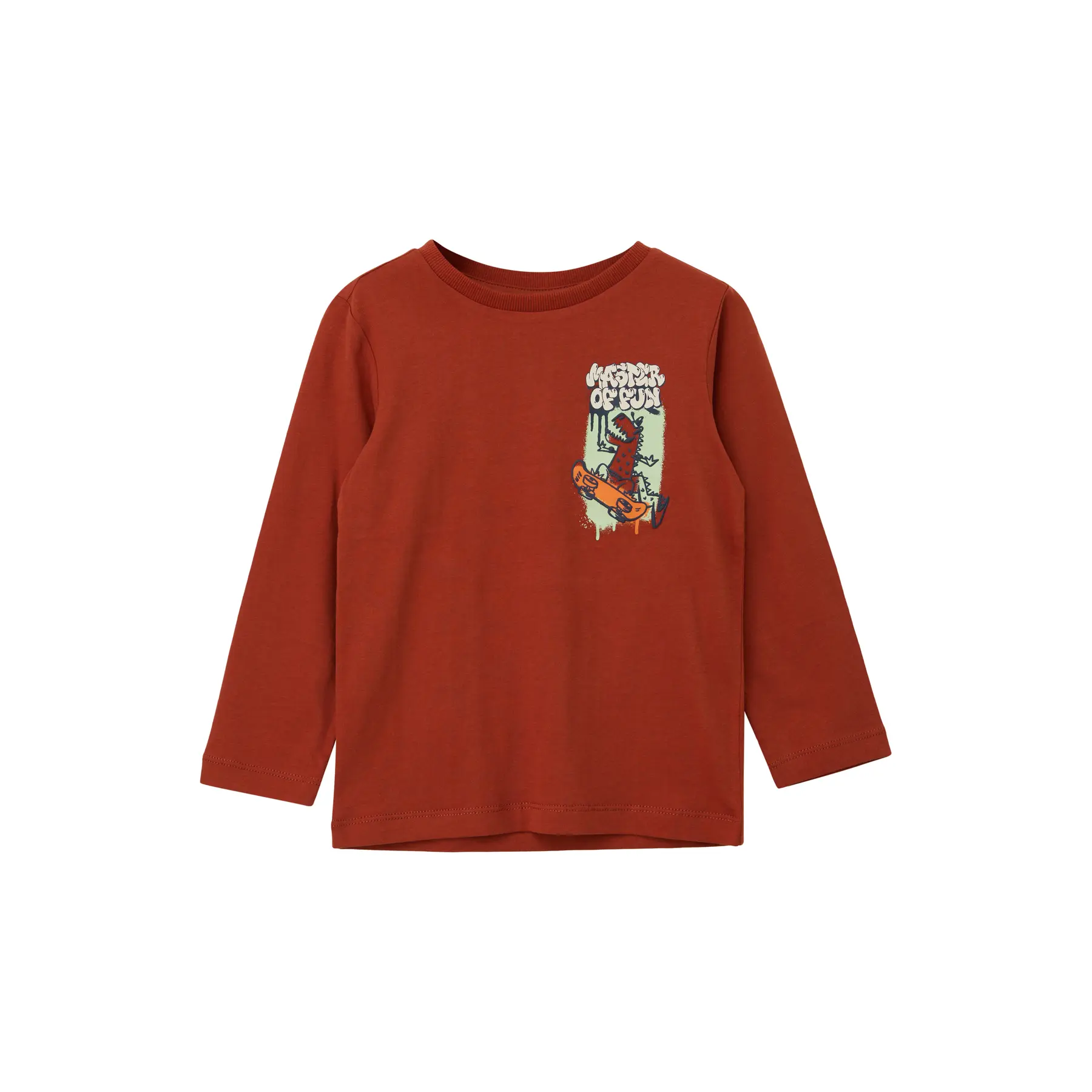 Langarm-T-Shirt mit strukturiertem Druck vorne Kinder s.Oliver