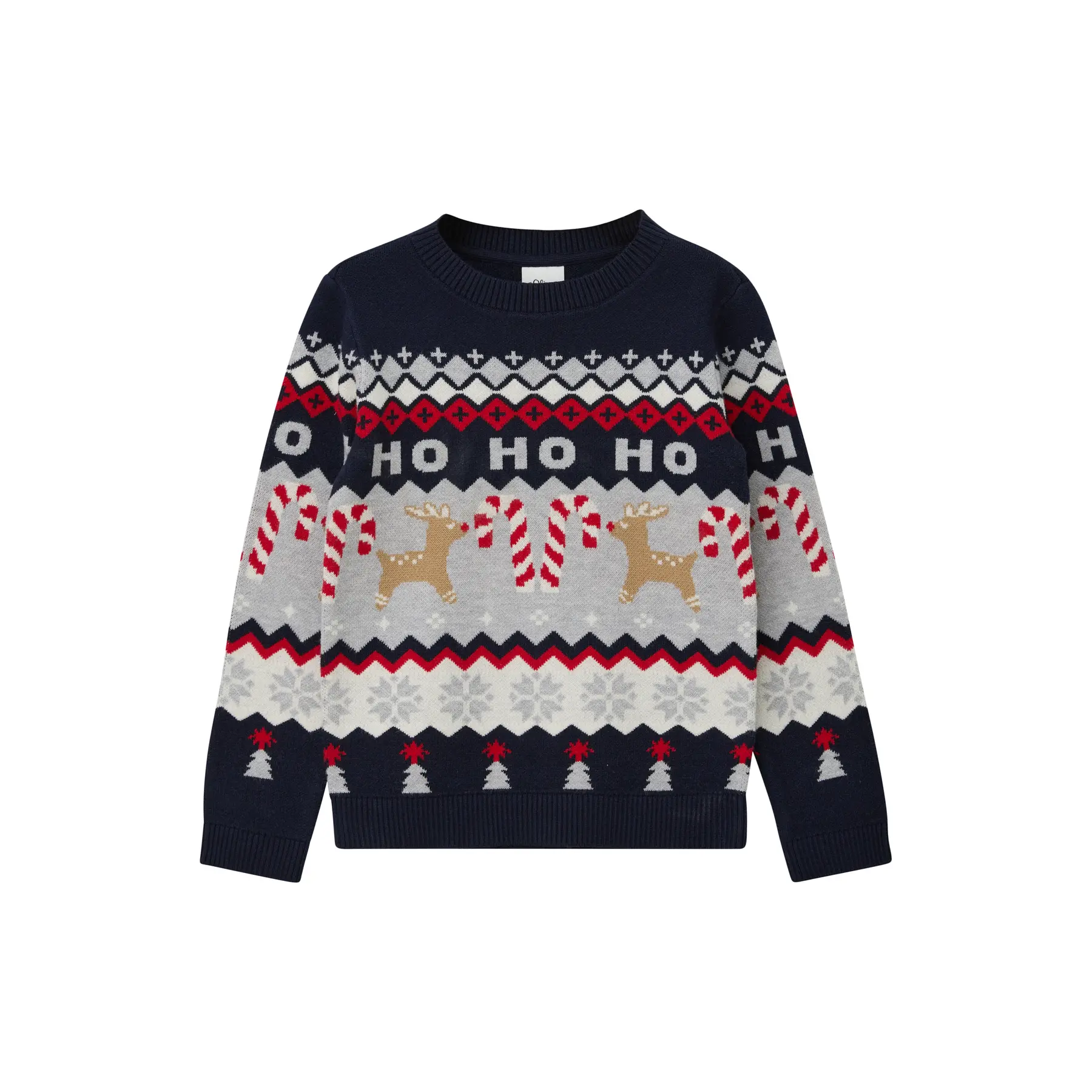 Pull en maille avec motif jacquard de Noël enfant s.Oliver Pull en maille avec motif jacquard de Noël enfant s.Oliver