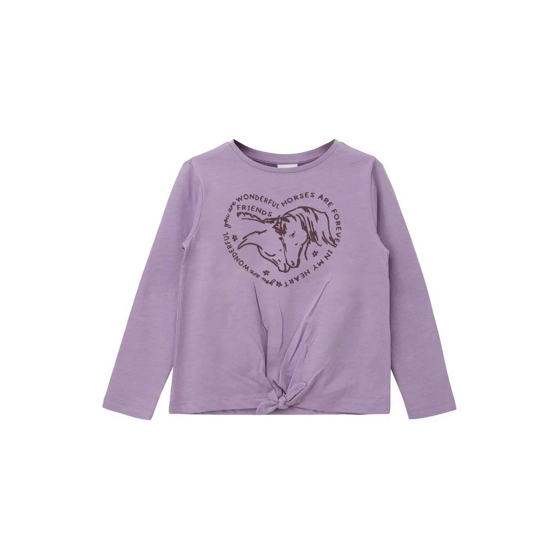 Loose Fit Lange Mouwen T-shirt met Glitters voor Meisjes s.Oliver