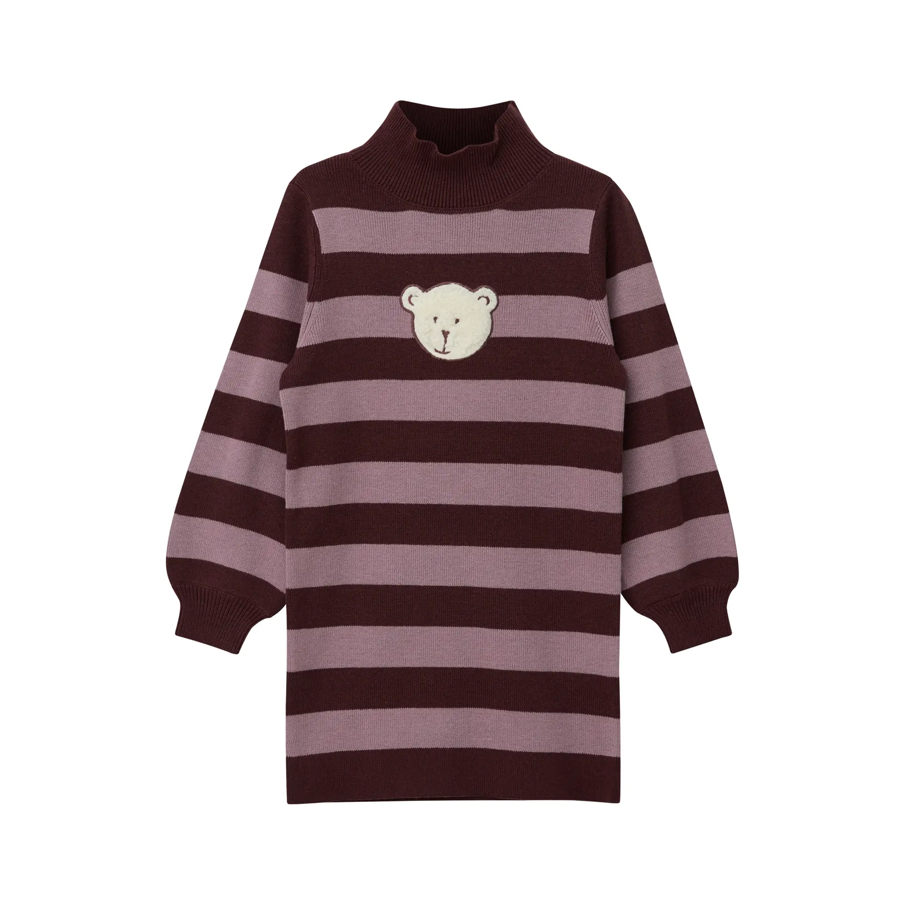 Robe in maglia fine Loose Fit con applicazione in peluche bambina s.Oliver